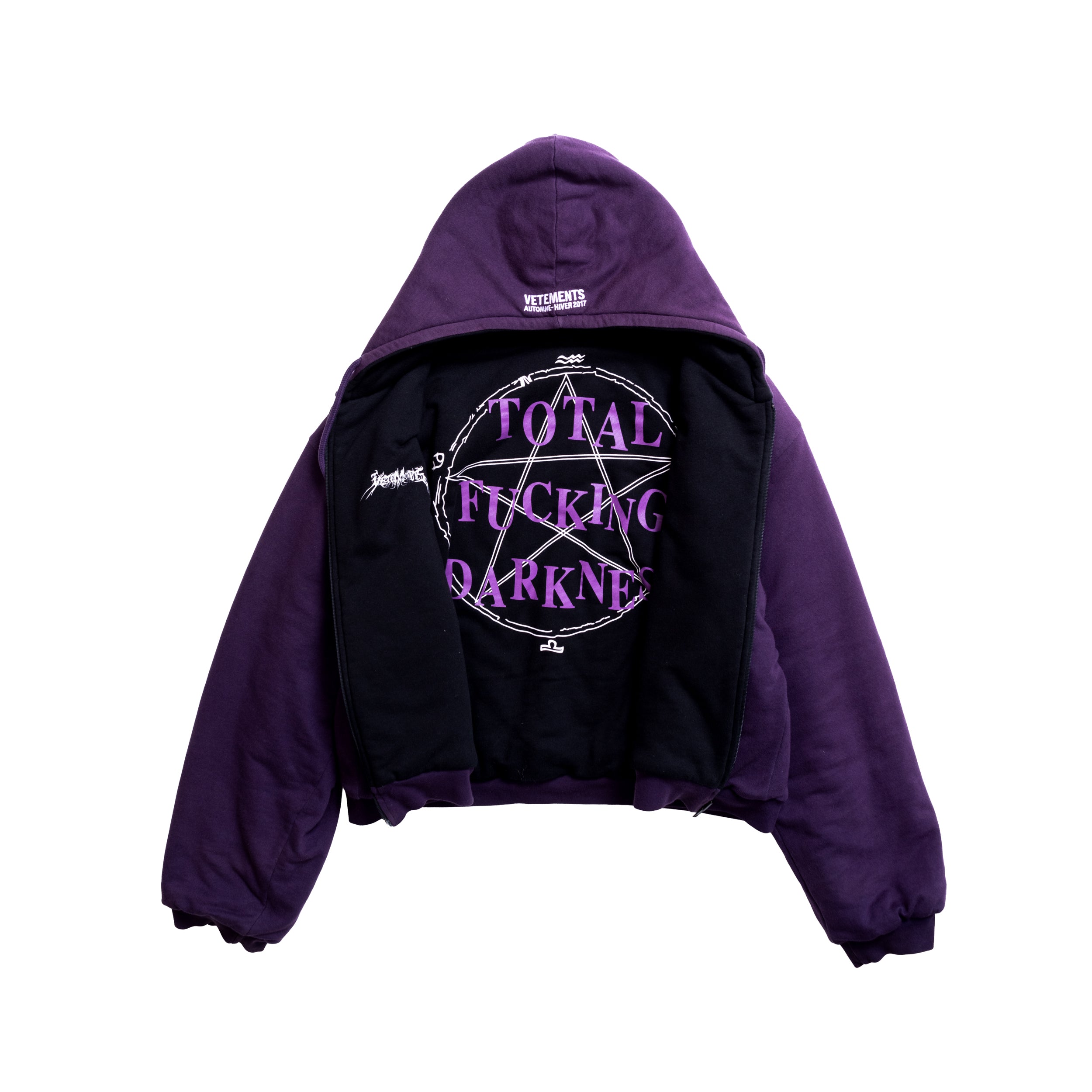 Vetements FW16 Reversible TFD Gun Club Hooded Bomber – Penelope
