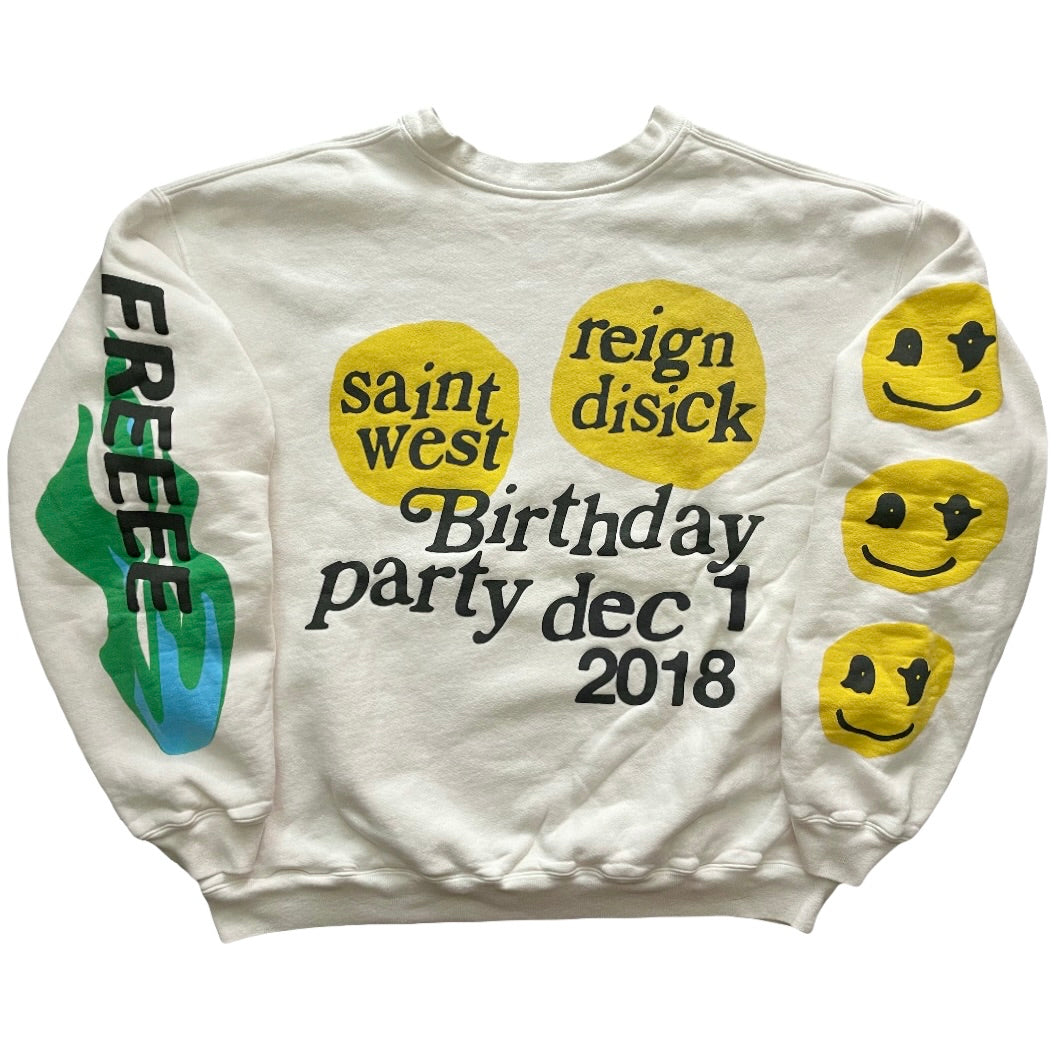 CPFM FW18 Yeezy “Saint West and Reign Disick Birthday” Crewneck