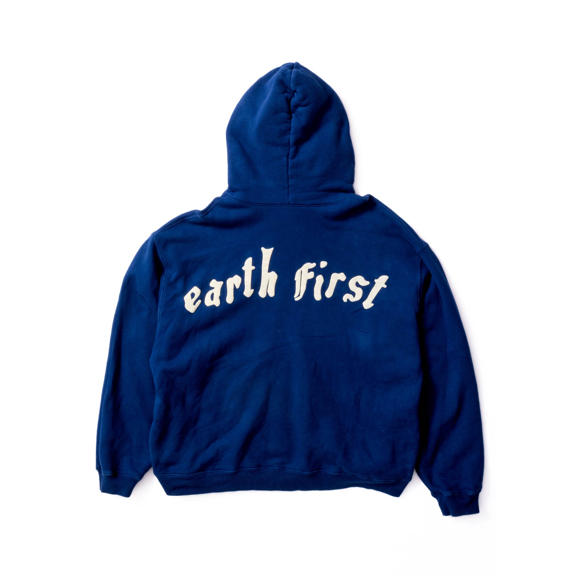 CPFM “Earth First” Zip Up Hoodie in Blue