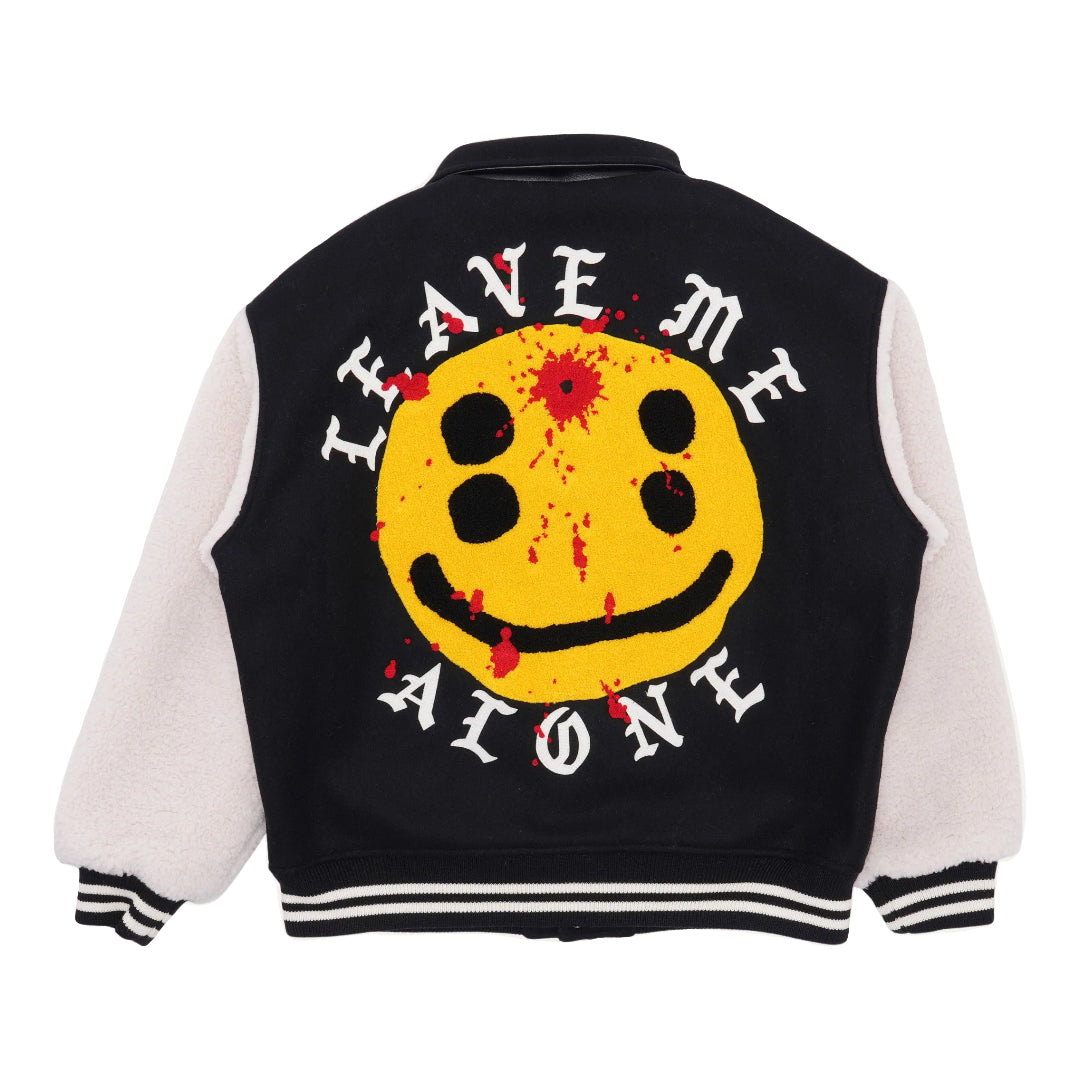 CPFM FW24 Saint Michael “Leave Me Alone” Varsity Jacket