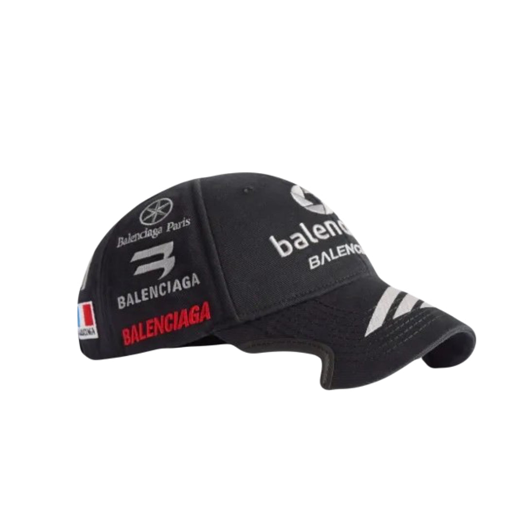 Balenciaga SS24 "Racer Logos" Hat