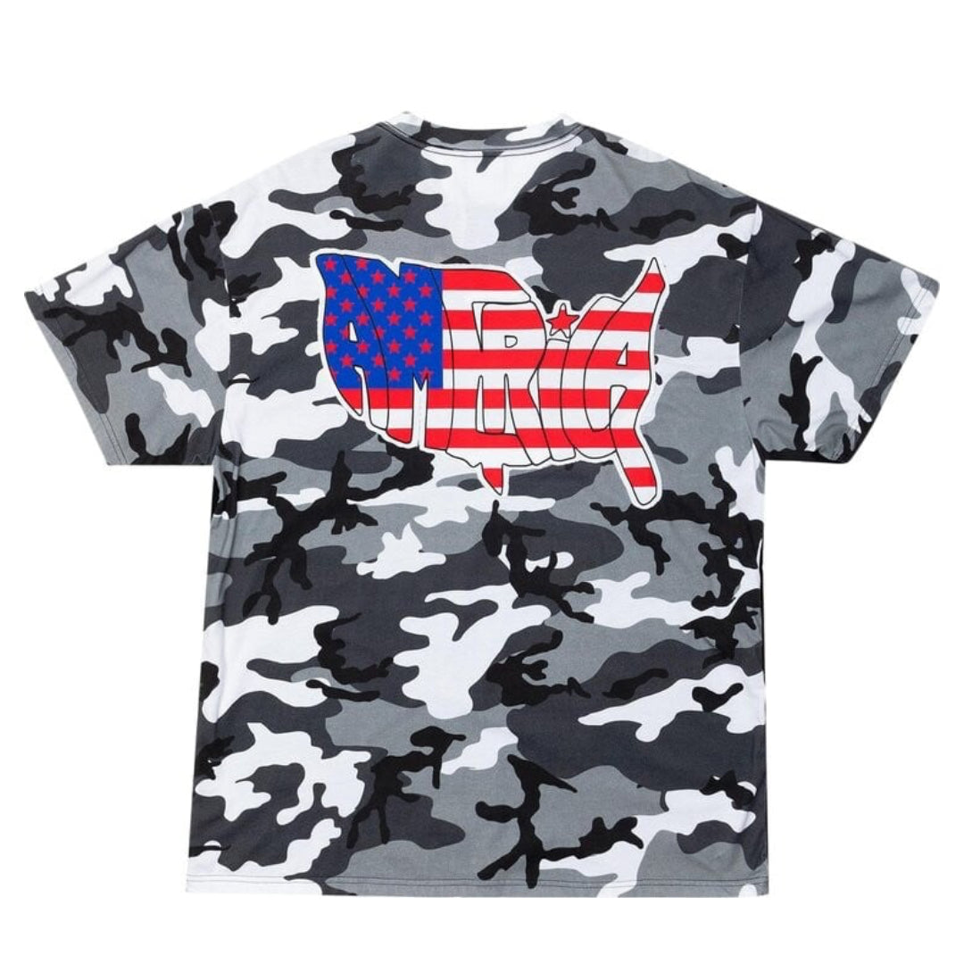 Vetements SS19 Russia & America Cut Out Tee