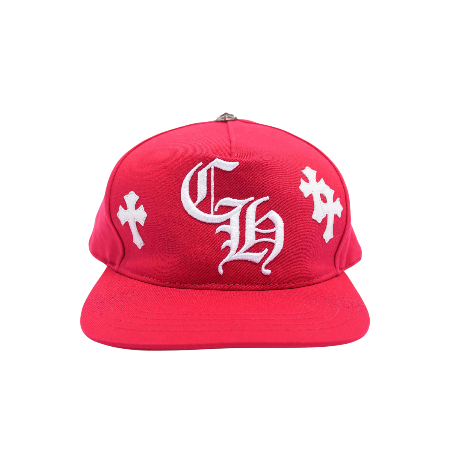 Chrome Hearts Red/White Patch Hat