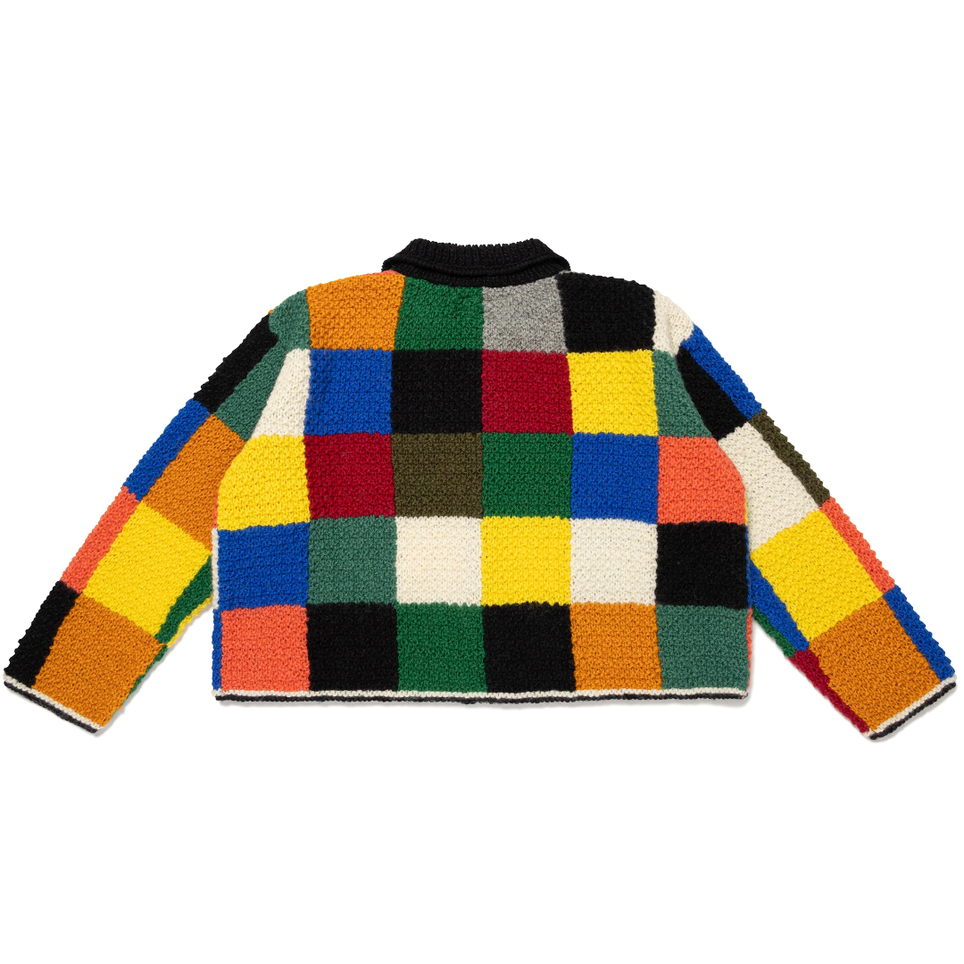 CPFM FW25 "Puzzle Knit" Zip-Up Sweater