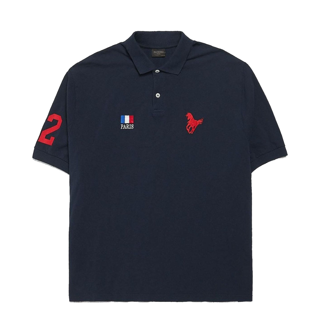 Balenciaga SS22 Paris Polo Shirt