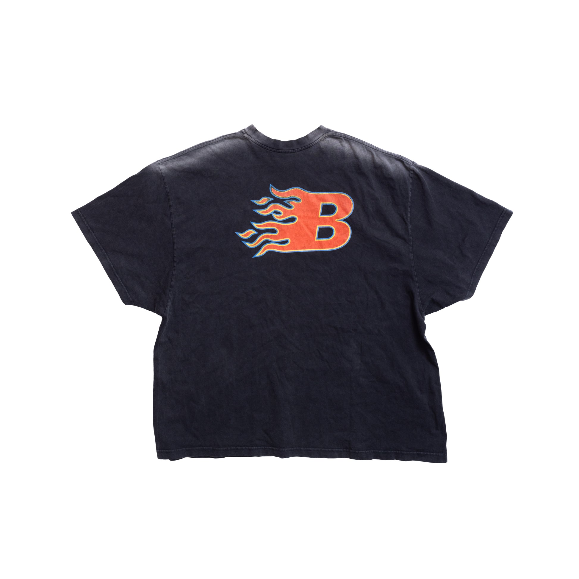 Balenciaga SS21 Backwards B Flame Tee