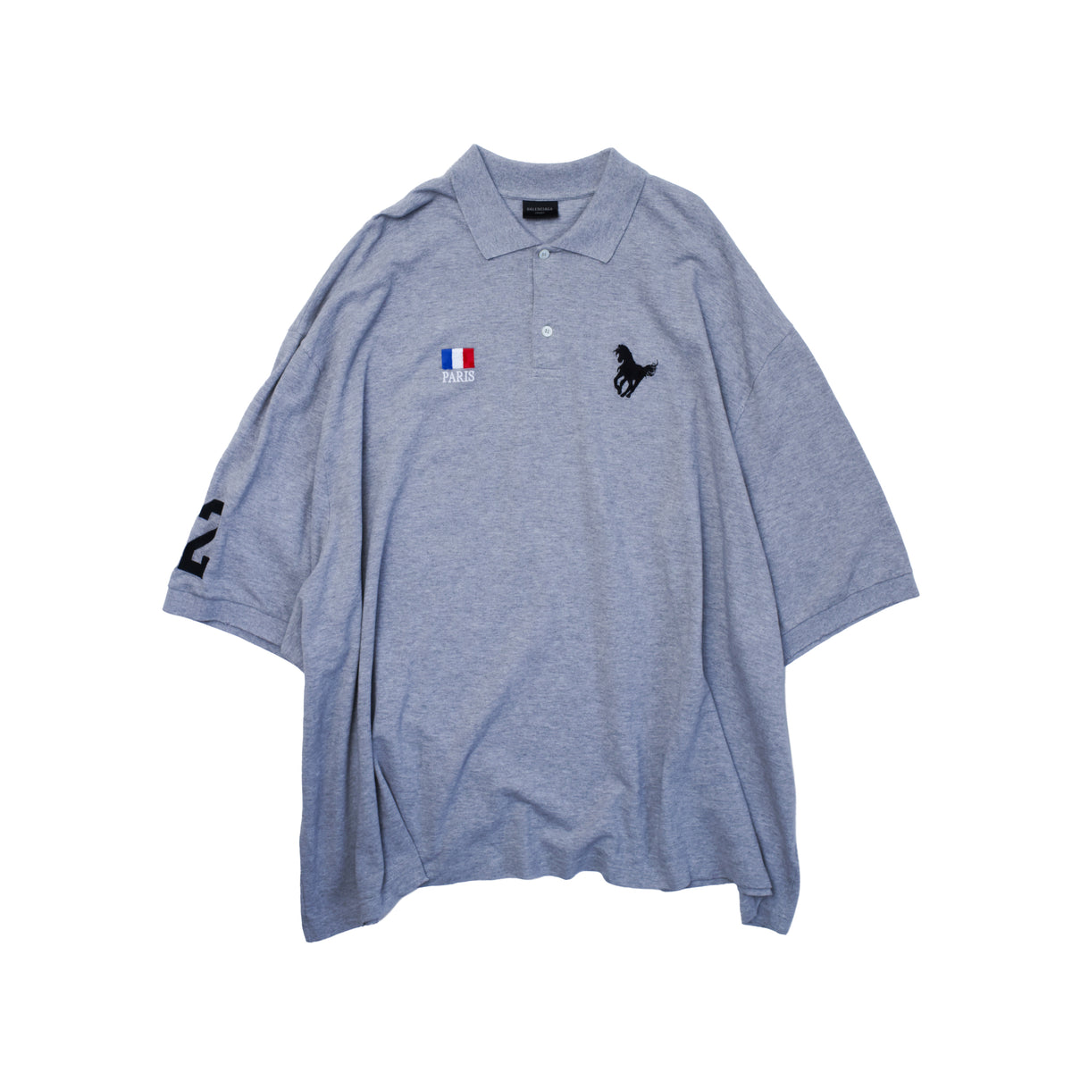 Balenciaga SS22 Sample Paris Polo Shirt