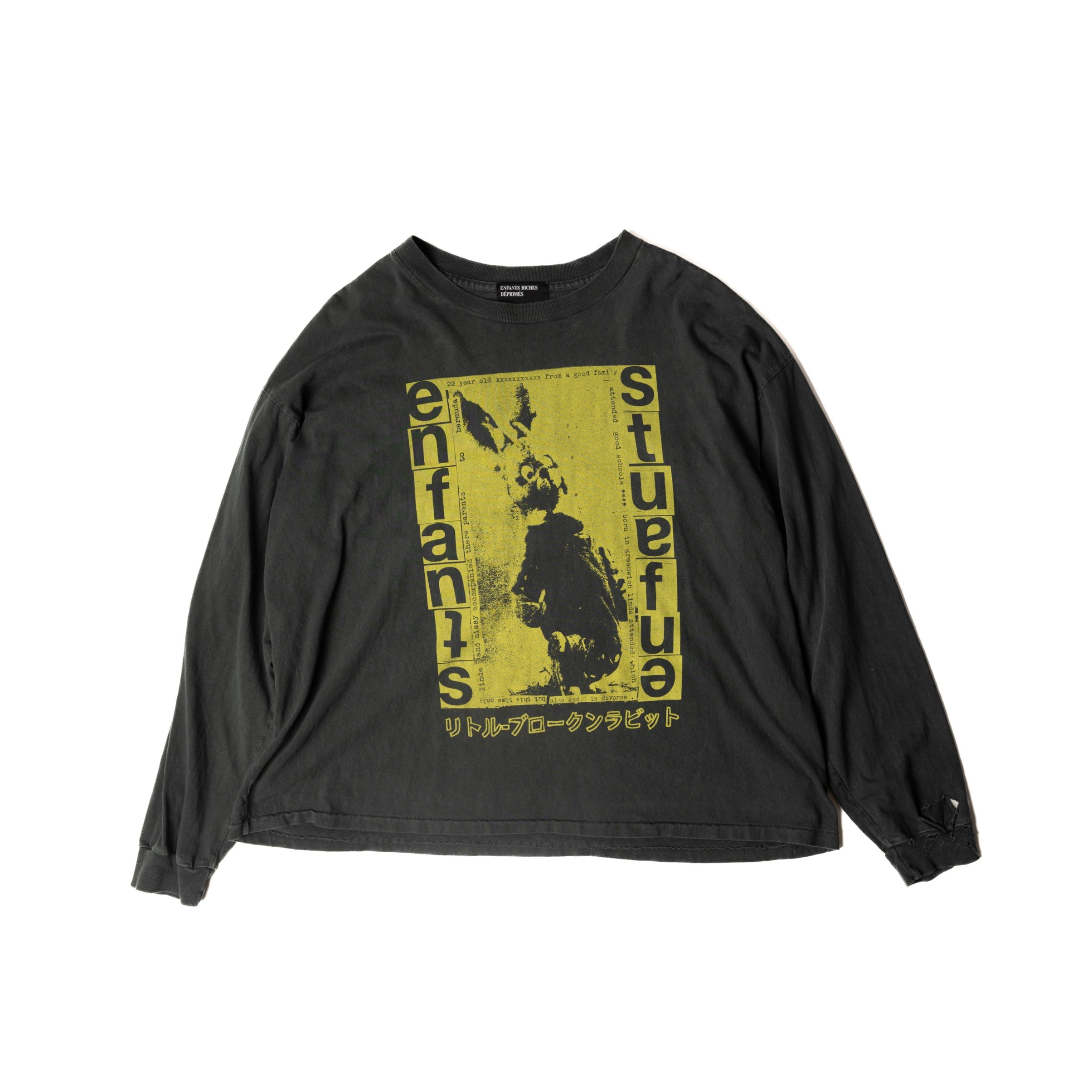 Enfants Riches Déprimés FW23 Pathetic Rabbit LS Tee | Penelope NYC