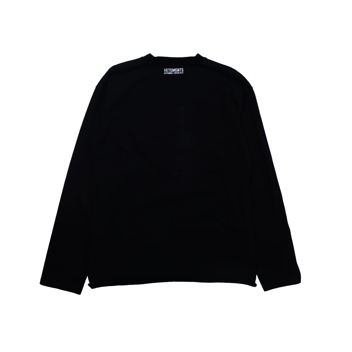 Vetements FW17 MAY THE BRIDGES I BURN LIGHT THE WAY LS TEE