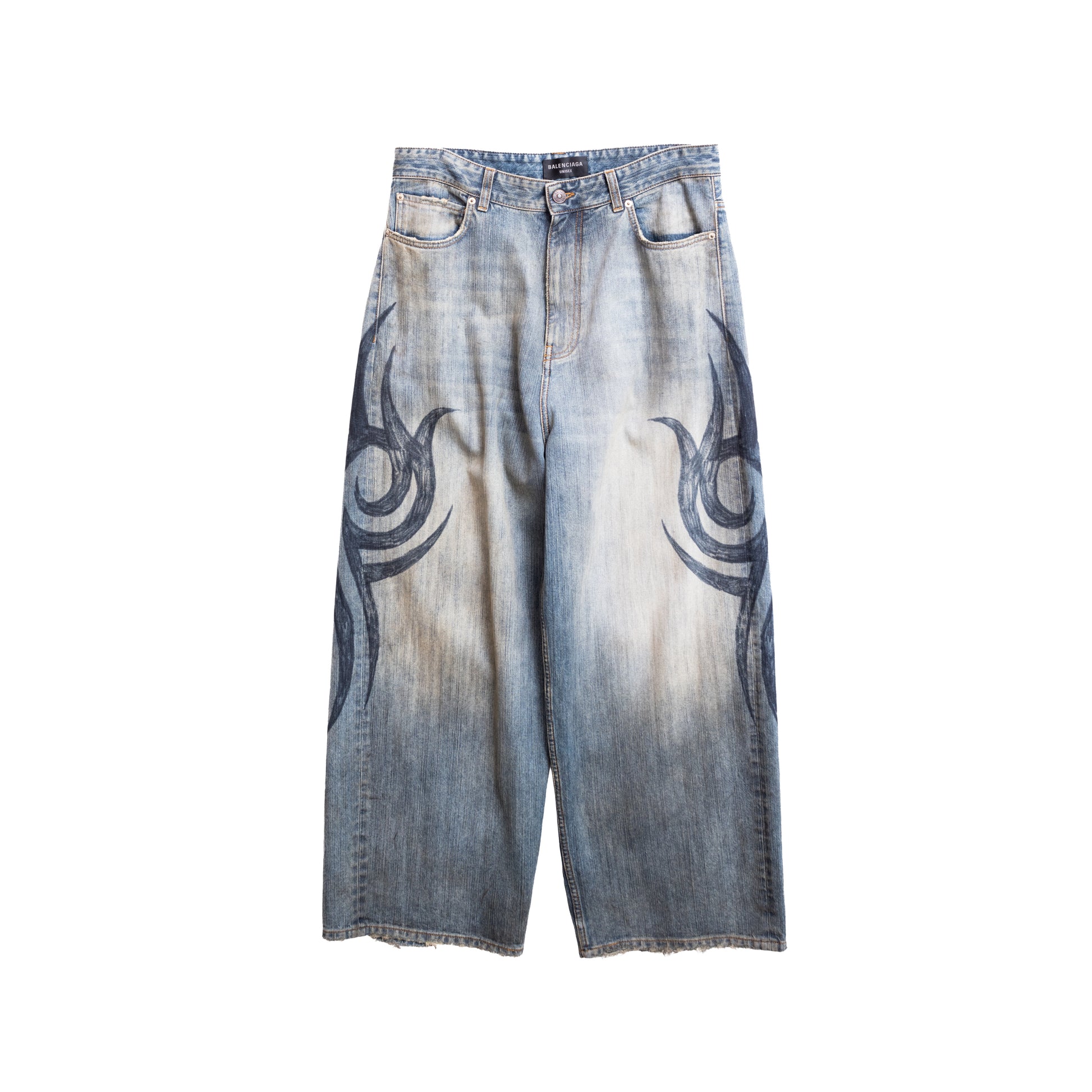 Balenciaga FW24 Tribal Denim