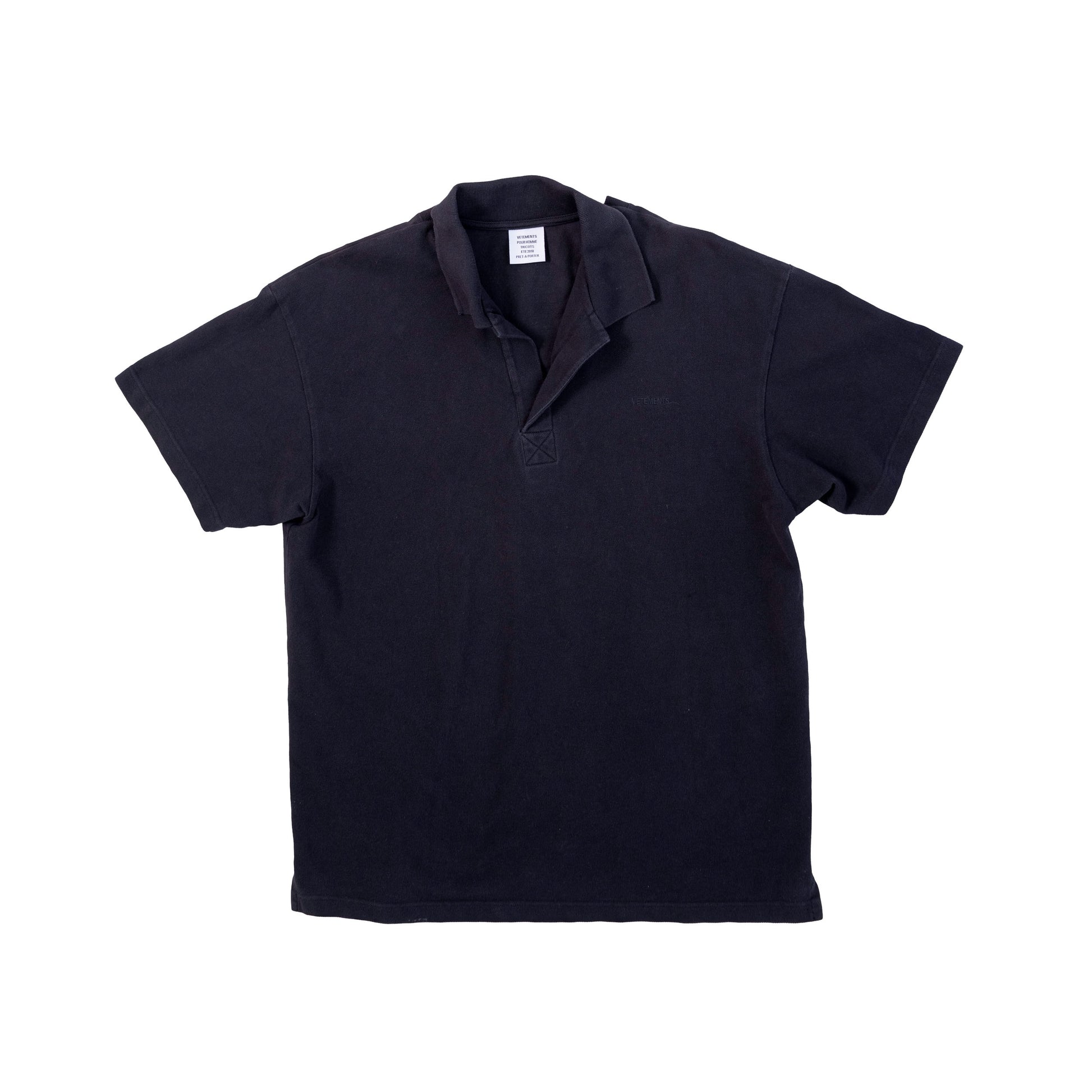 Vetements SS18 Double Sided Polo Tee Shirt