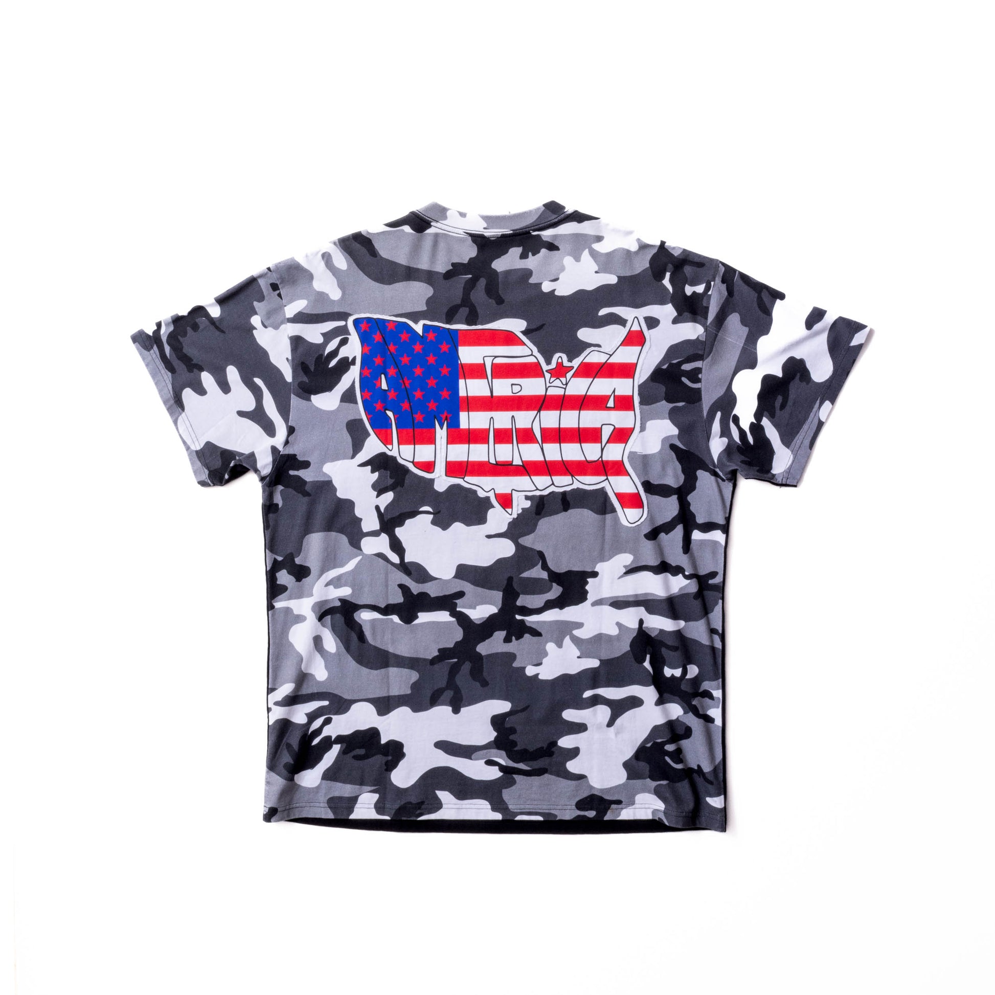 Vetements SS19 Russia & America Cut Out Tee
