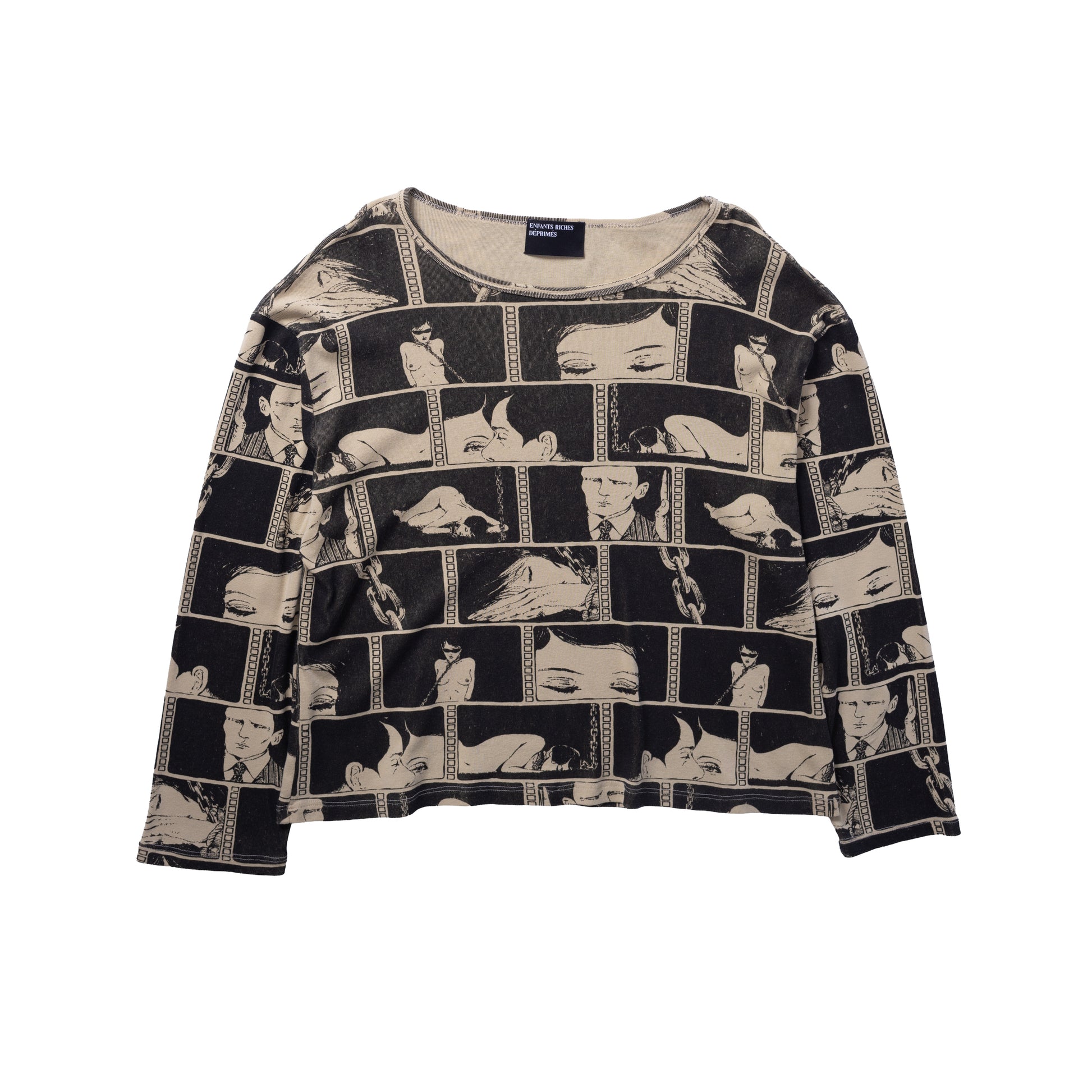 Enfants Riches Déprimés SS25 Diary LS Tee in Ivory