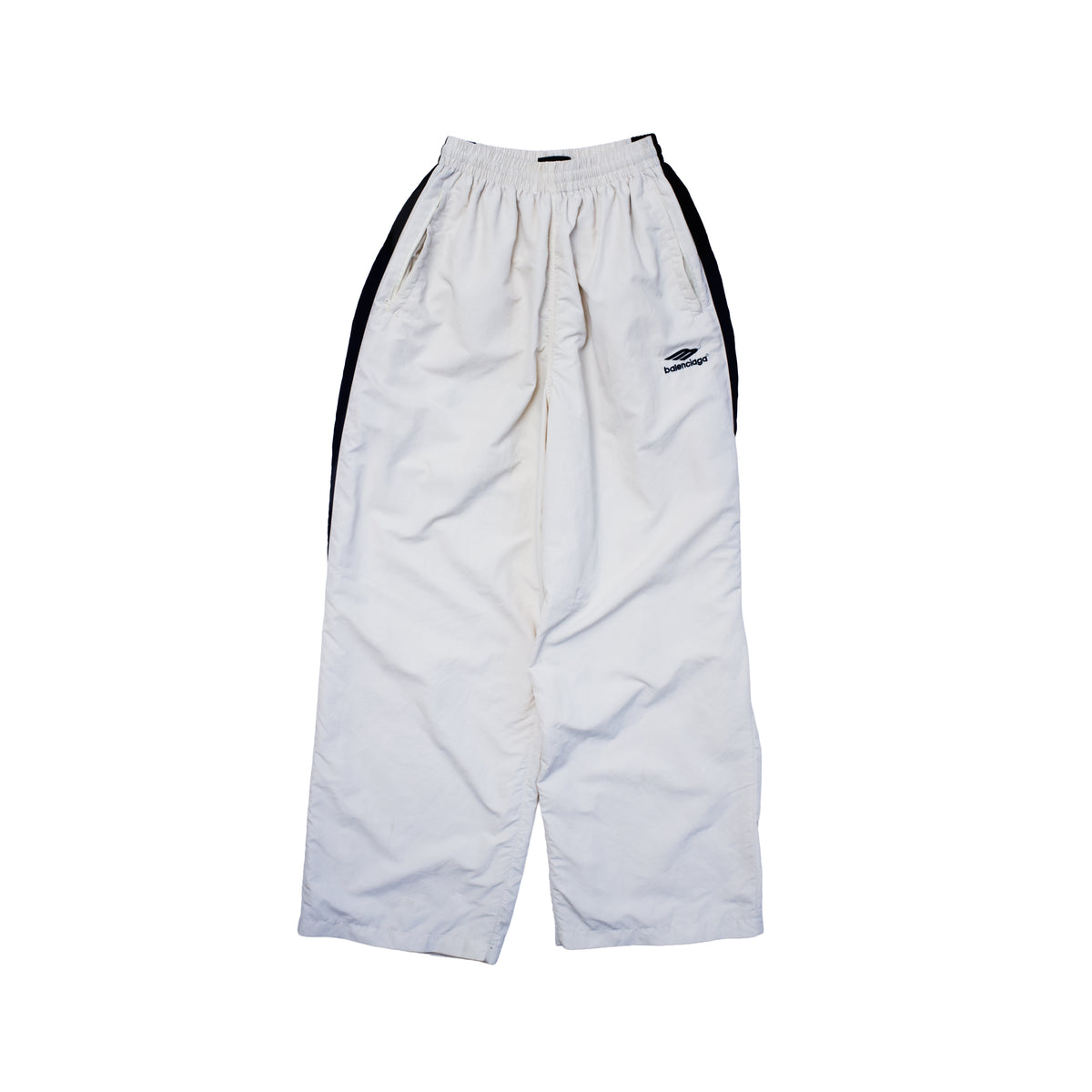 Balenciaga SS22 Polyamide White Track Pants