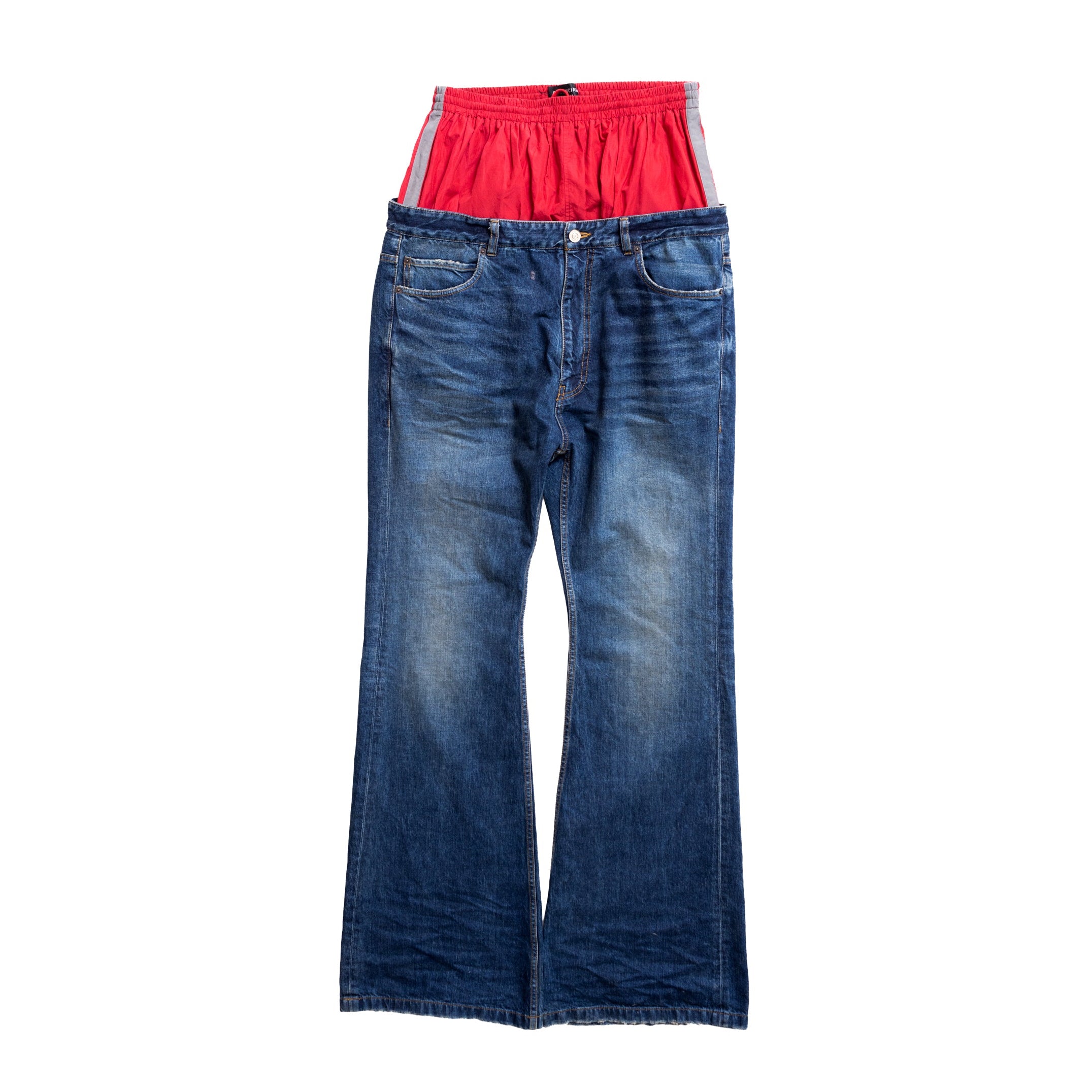 パンツ balenciaga 25SS layered jeans Balenciaga SS25 Layered Denim Pants – Penelope