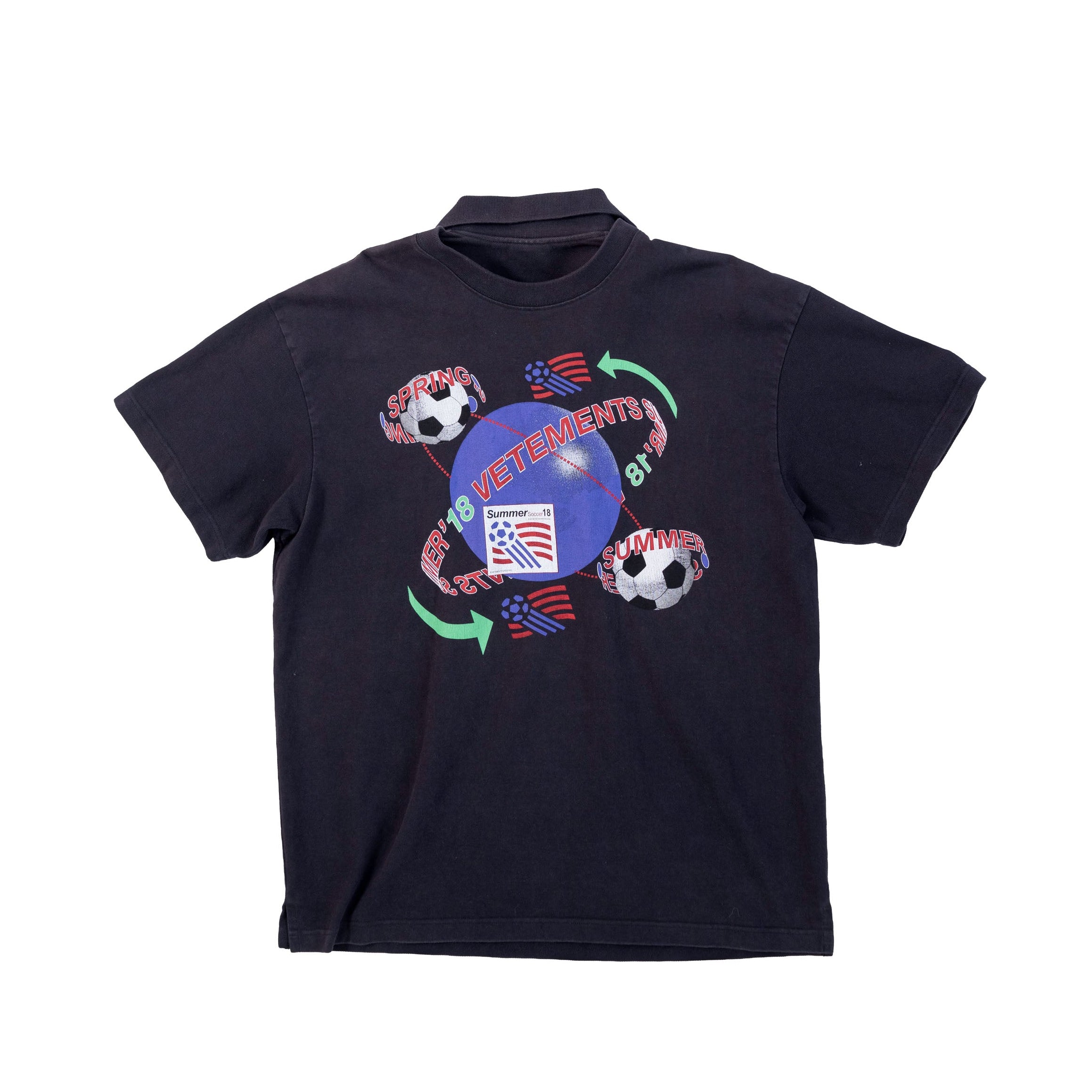 Vetements SS18 Double Sided Polo Tee Shirt – Penelope
