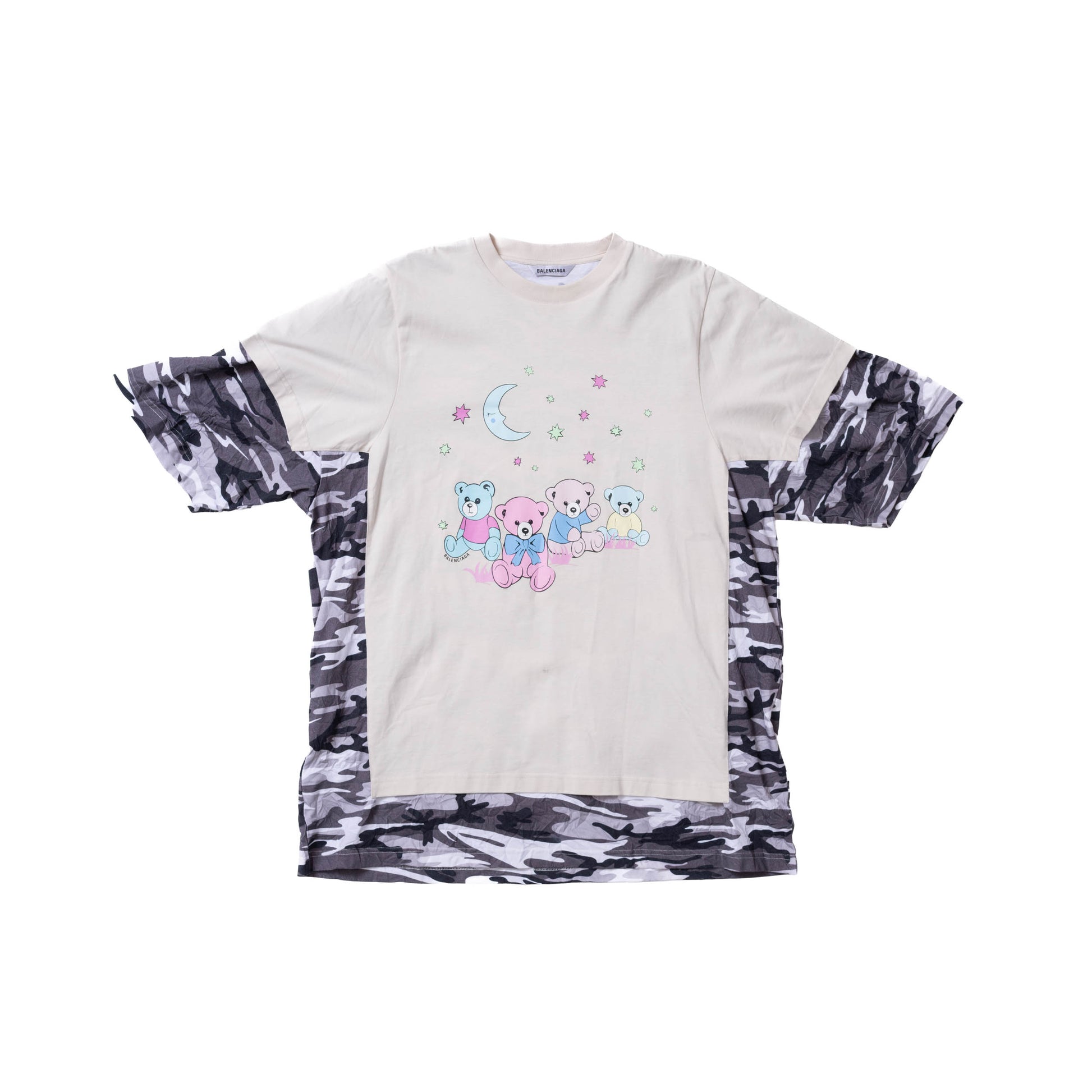 Balenciaga SS21 Double Layer Camo Shirt