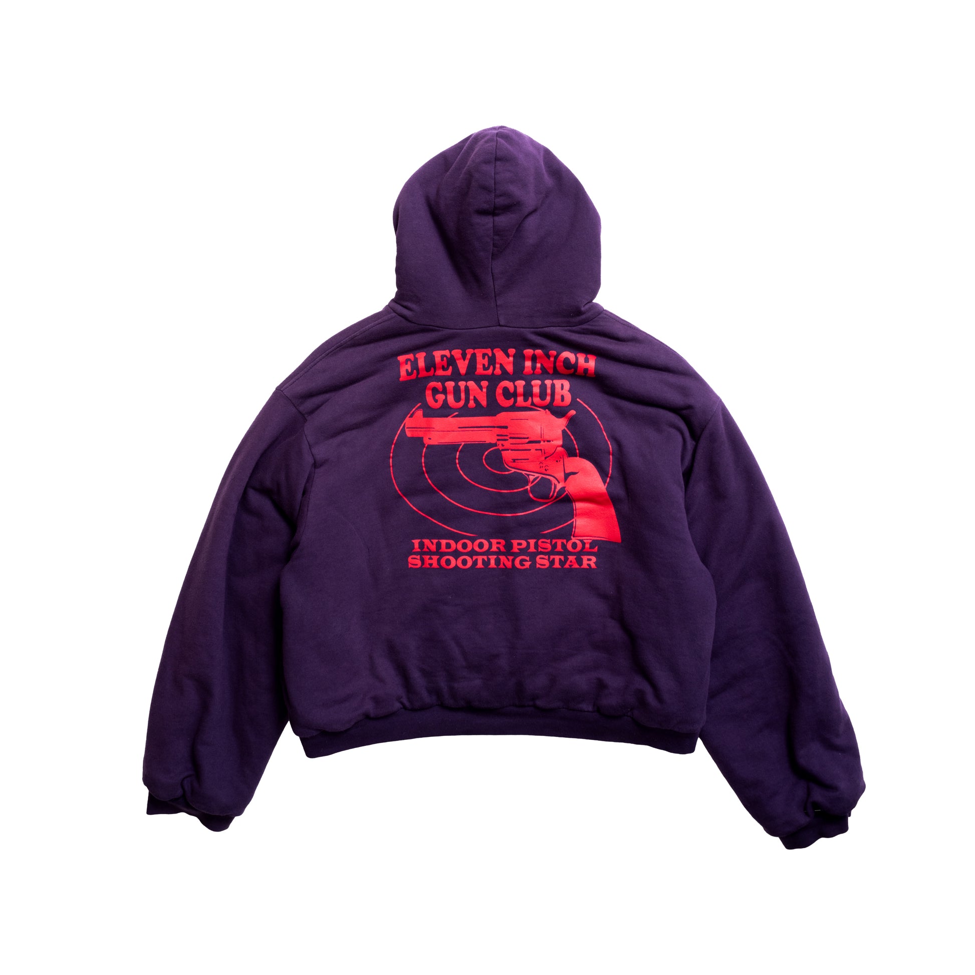 Vetements FW16 Reversible TFD Gun Club Hooded Bomber