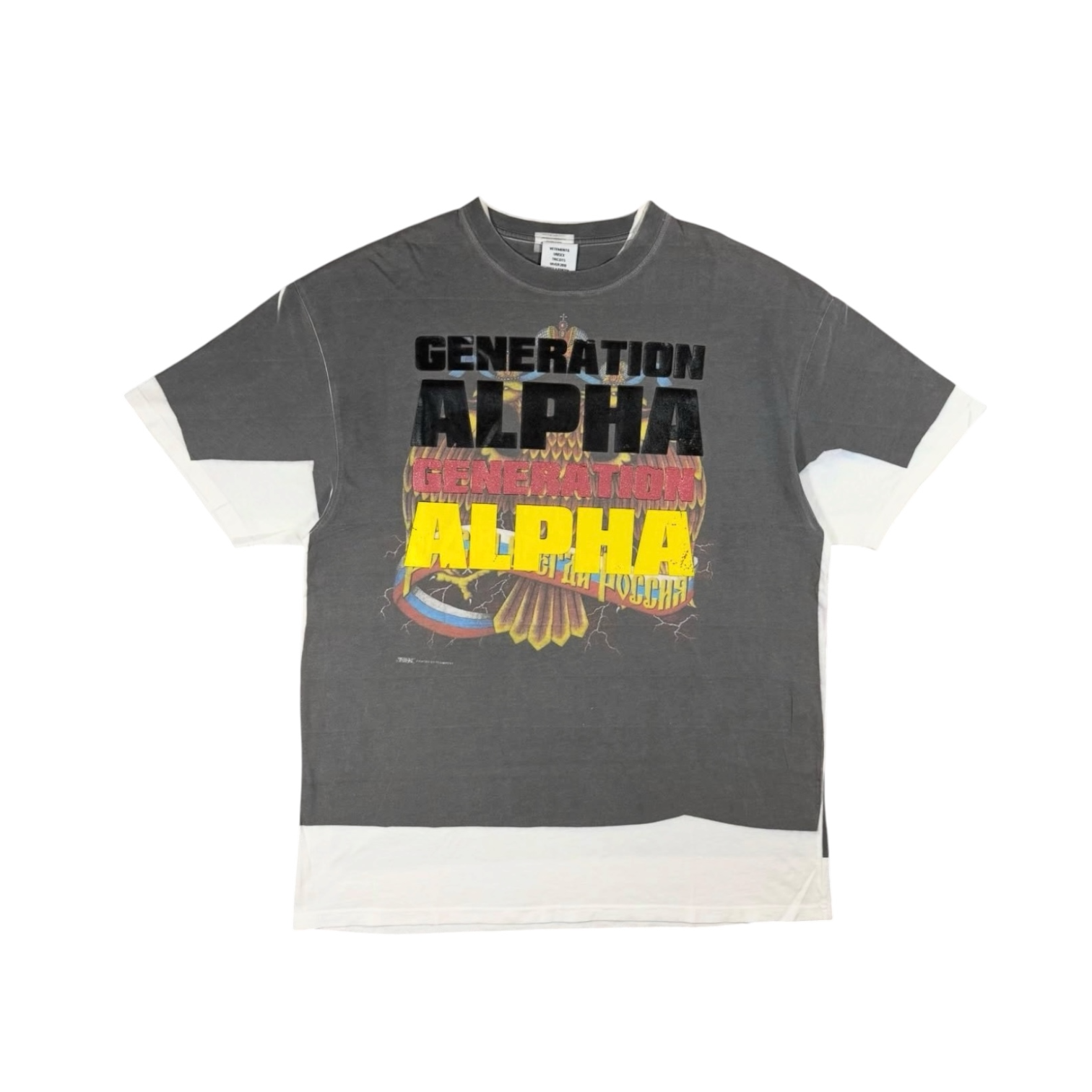 Vetements FW18 Tromp L’oeil Generation Alpha Tee