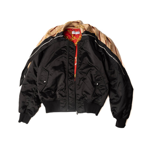 Balenciaga FW17 Scarf Hood Bomber
