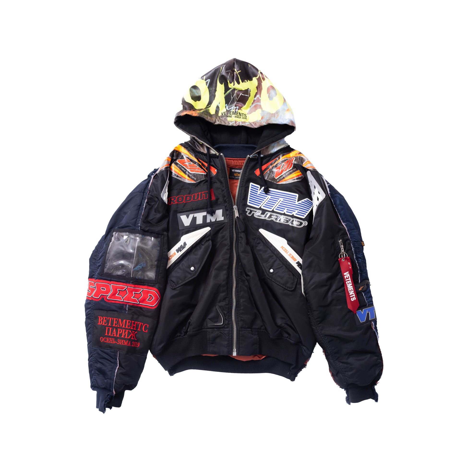 Vetements FW19 Runway Alpha Industries Bomber Jacket