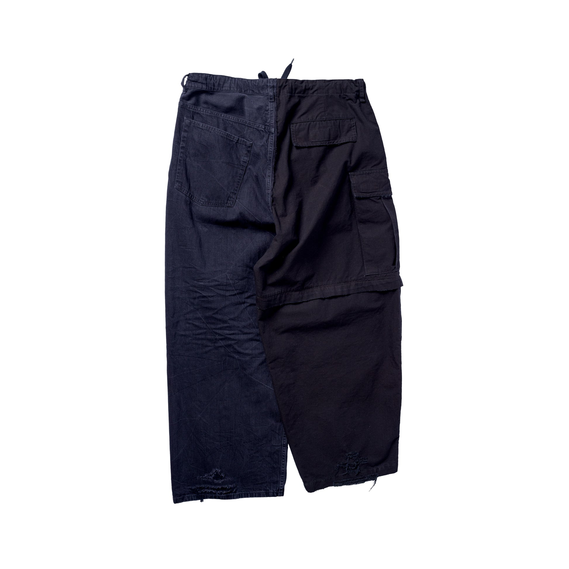 Balenciaga SS23 Split Hybrid Cargo Denim