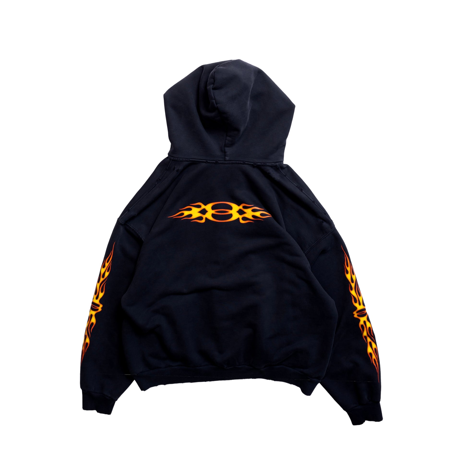 Balenciaga SS24 Burning Unity Zip-Up Hoodie