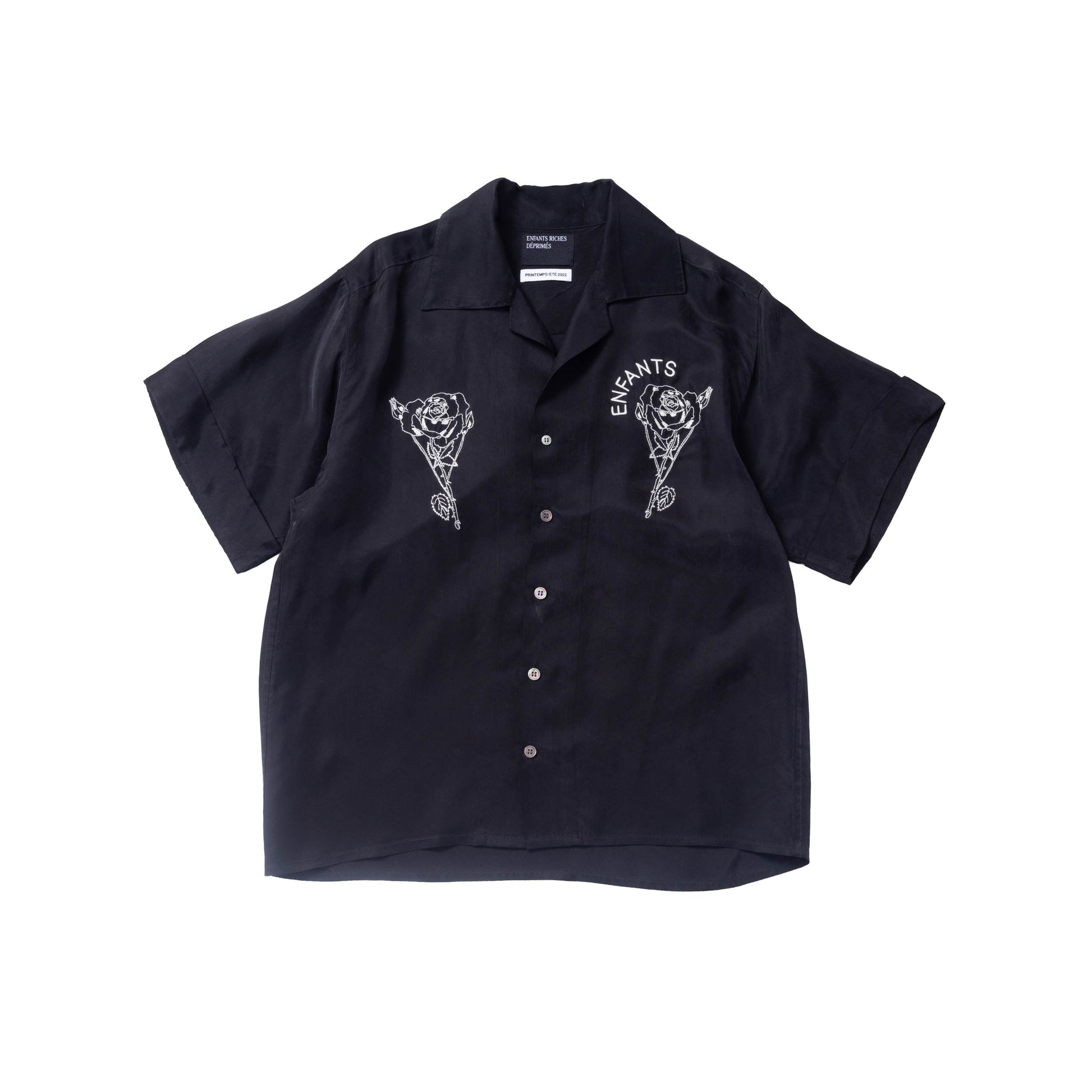 Enfants Riches Déprimés FW22 Embroidered Roses Shirt