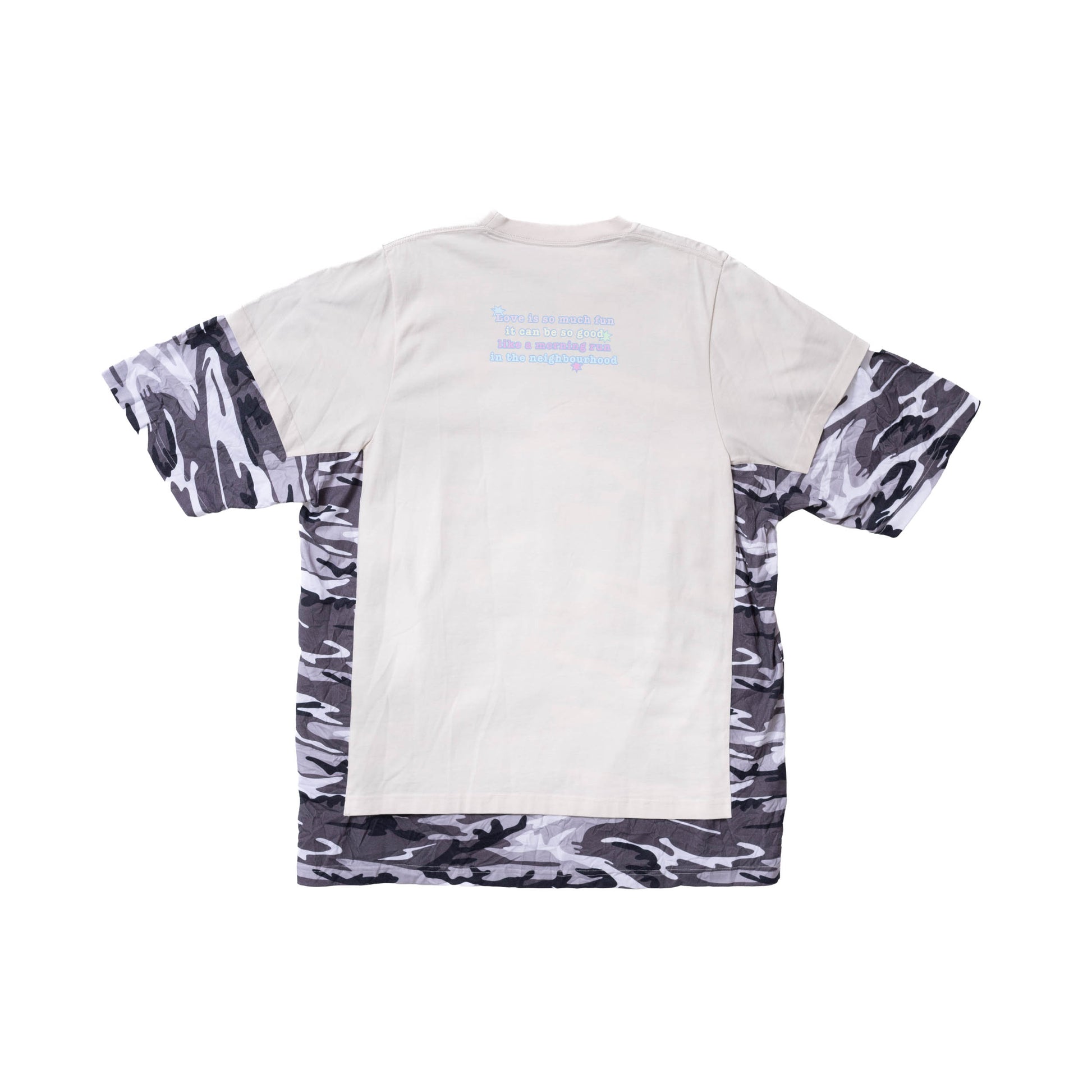 Balenciaga SS21 Double Layer Camo Shirt