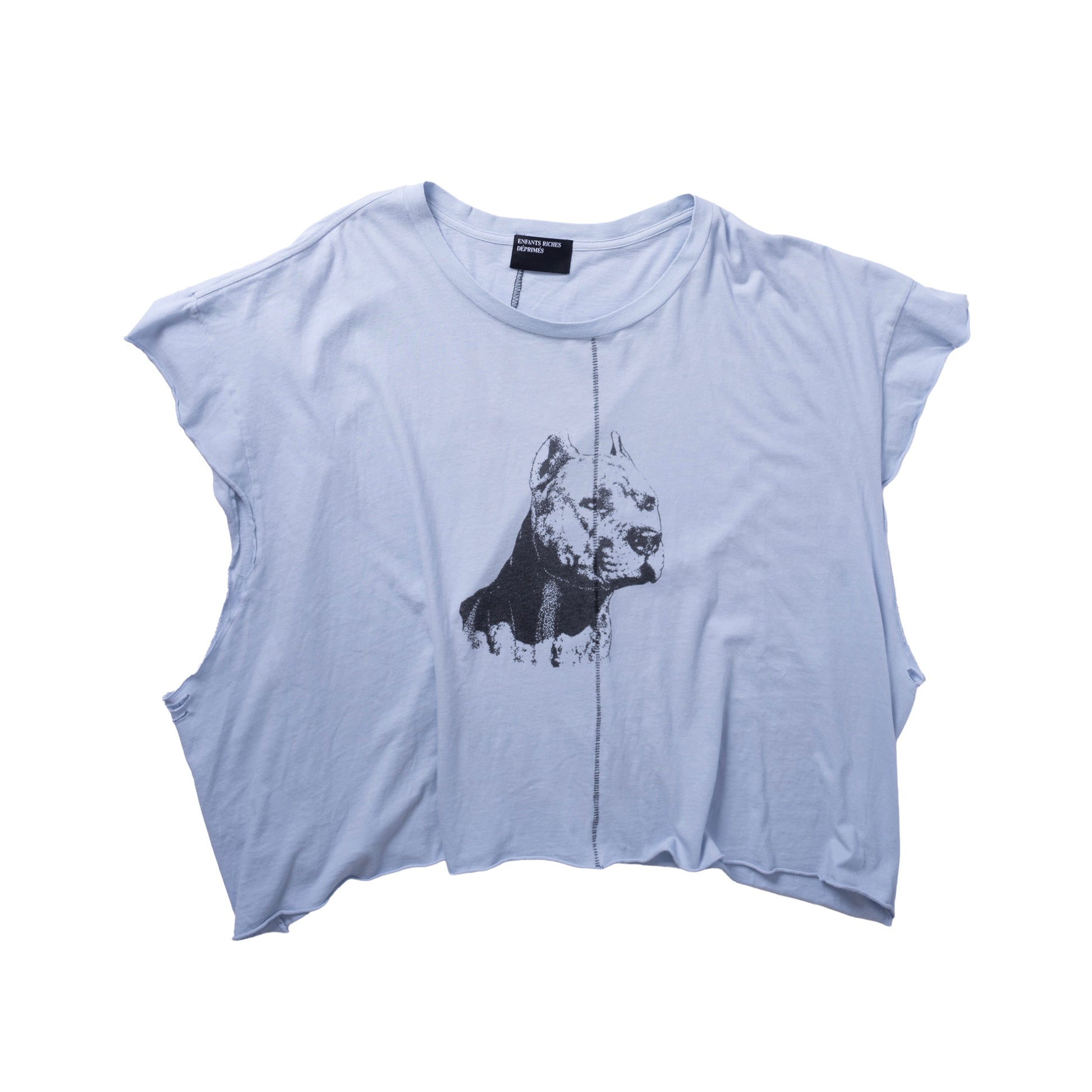 Enfants Riches SS26 NA Pitbull Cut-Off Distressed Tee
