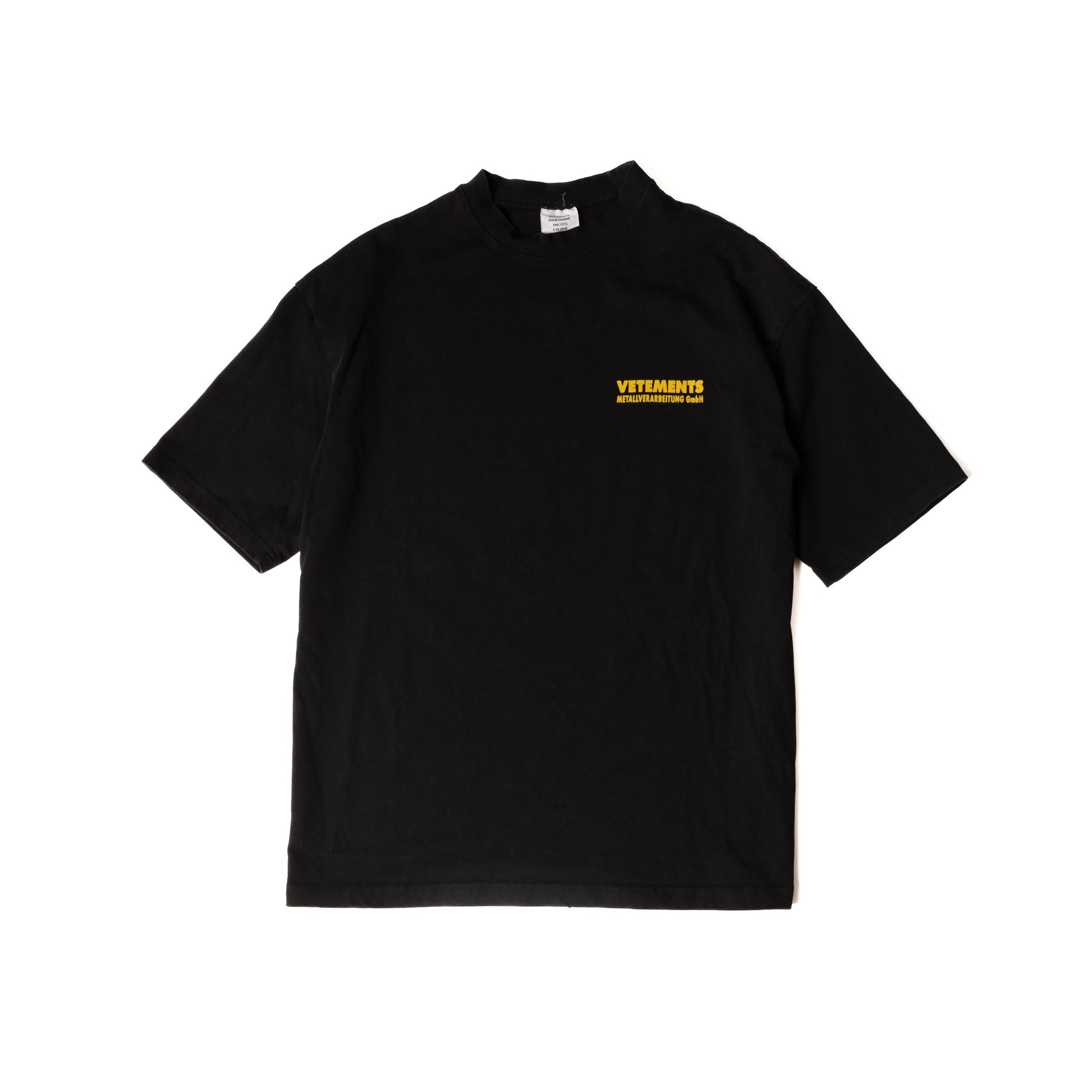 Vetements SS18 Metal Logo Tee