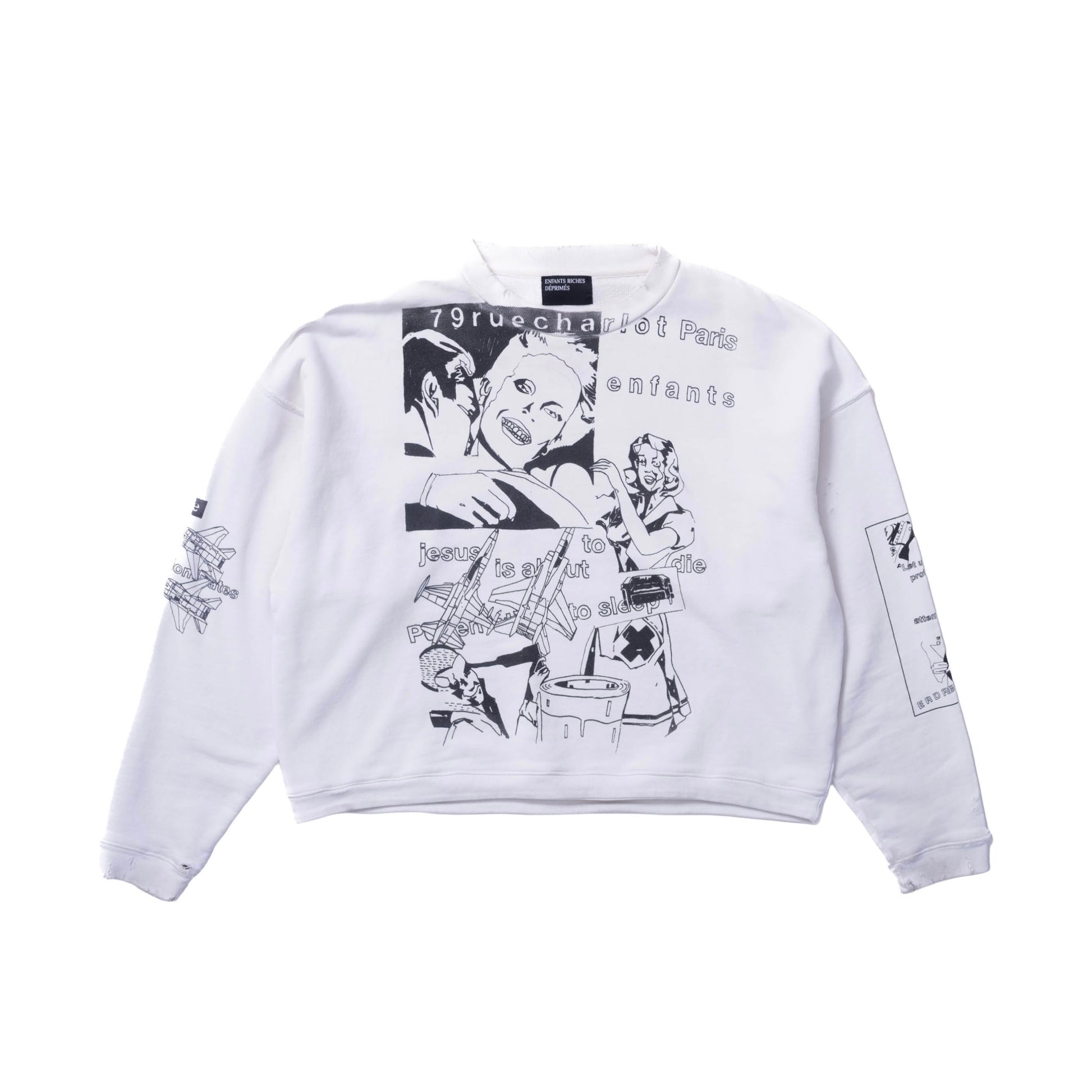 Enfants Riches Déprimés FW21 Absence That Detonates Crewneck Sweater
