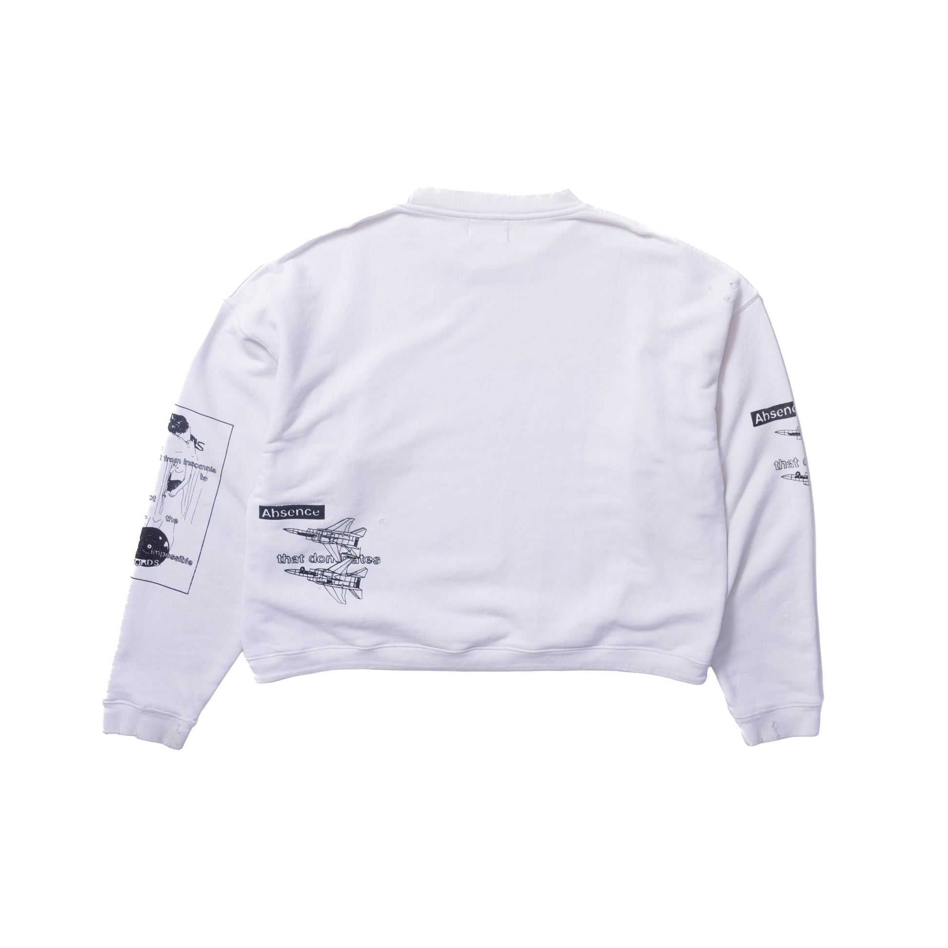 Enfants Riches Déprimés FW21 Absence That Detonates Crewneck Sweater
