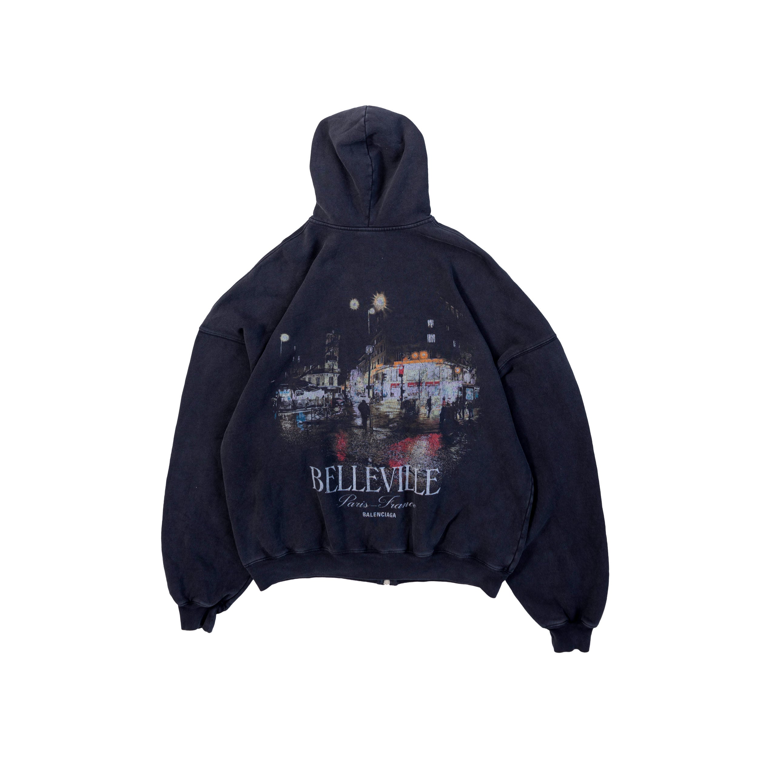 Balenciaga SS25 Belleville Zip-Up Hoodie – Penelope