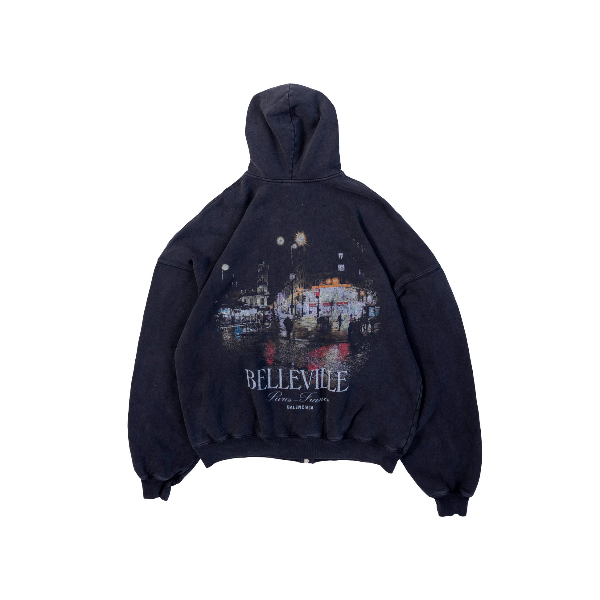 Balenciaga SS25 Belleville Zip-Up Hoodie