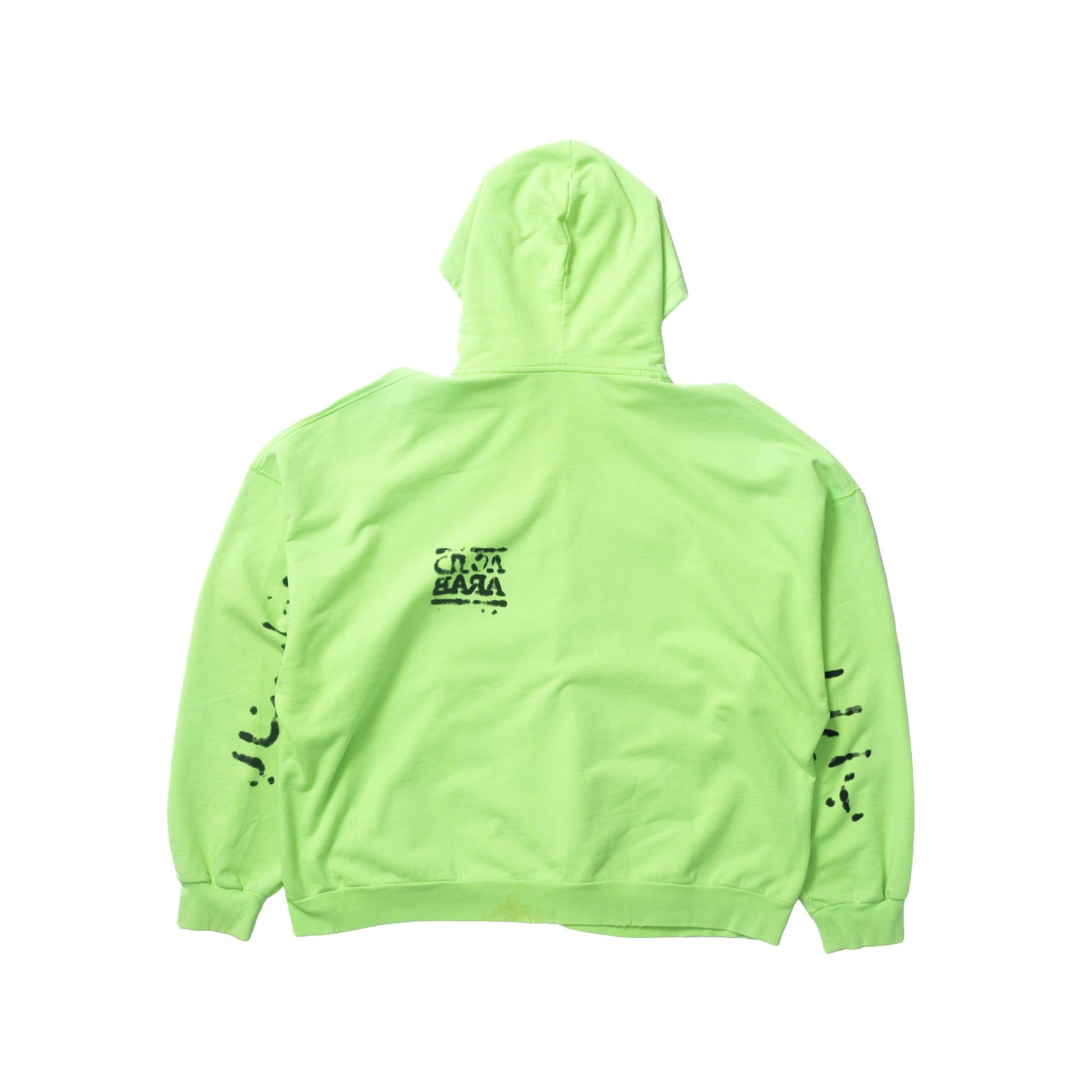 Balenciaga SS22 Acid Arab Zip-Up Hoodie