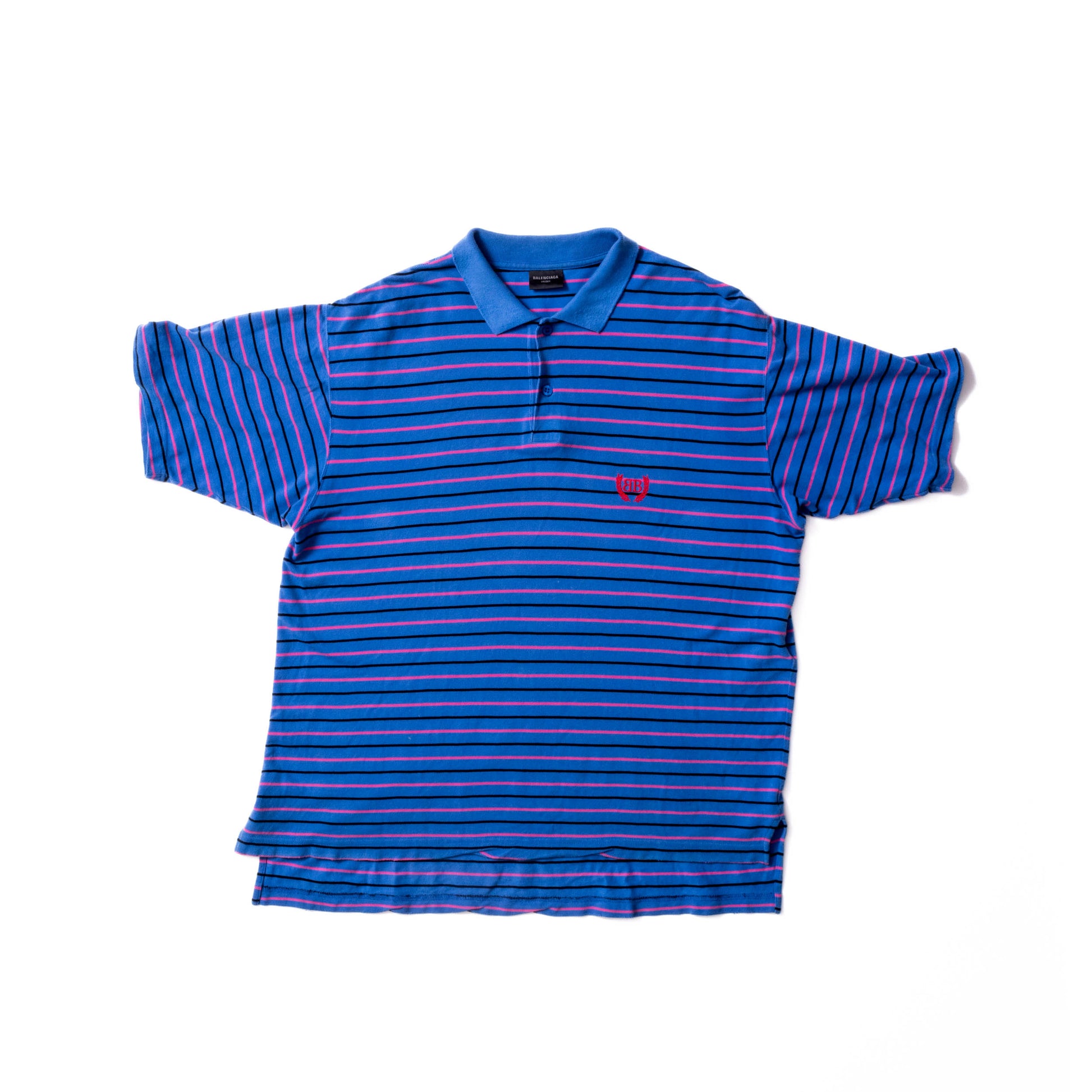 Balenciaga SS26 Striped Polo Shirt