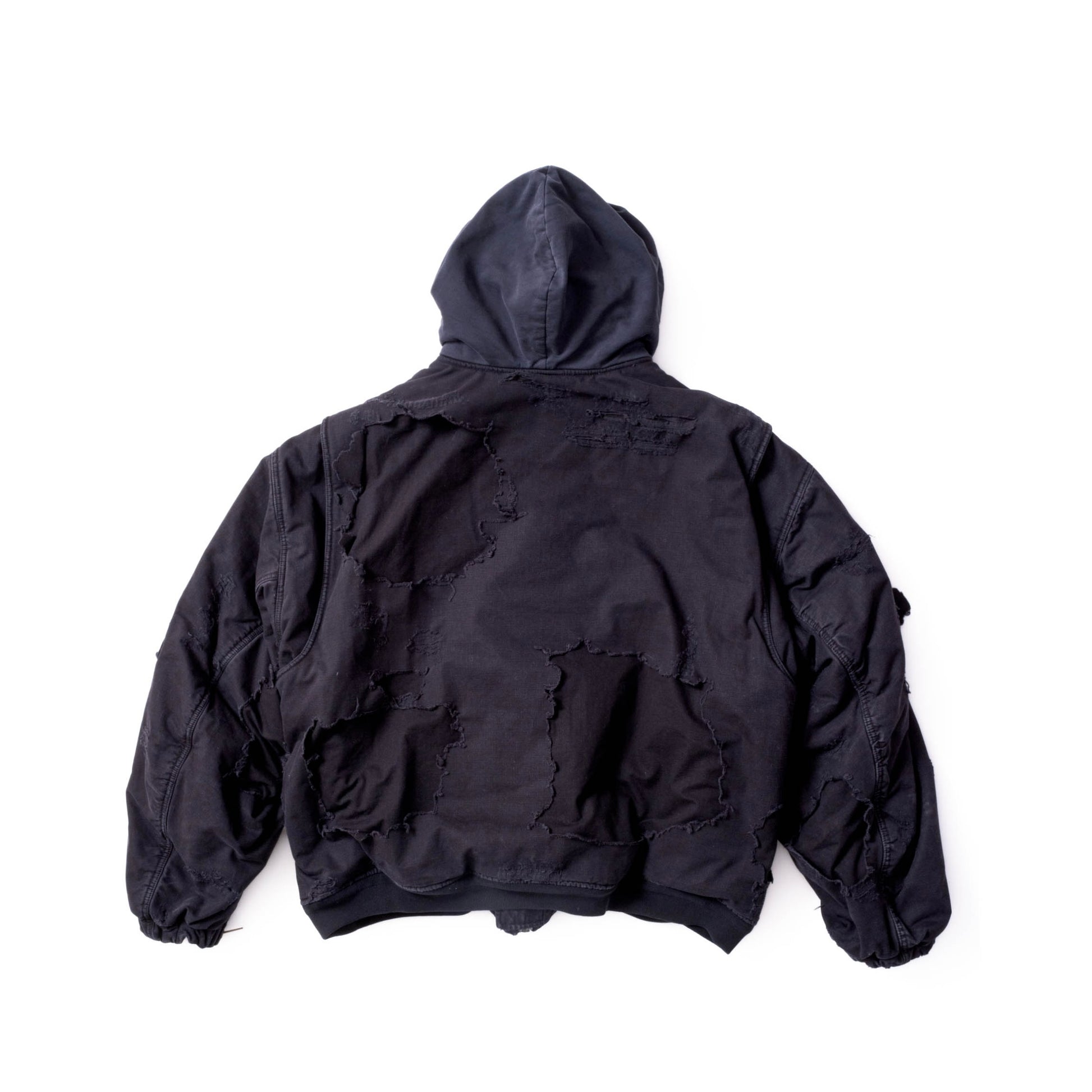 Balenciaga FW24 Unity Destroyed Bomber Jacket