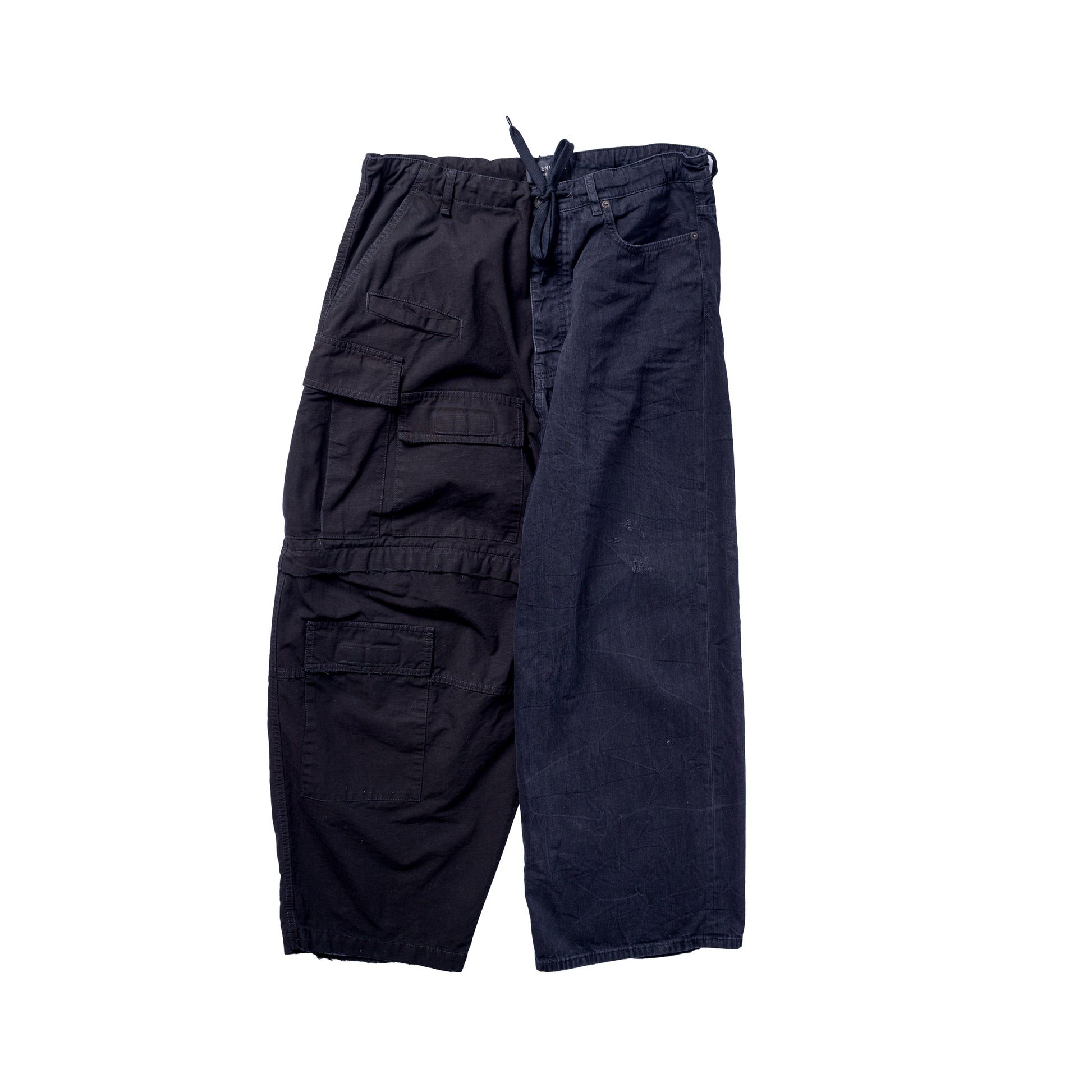 Balenciaga SS23 Split Hybrid Cargo Denim