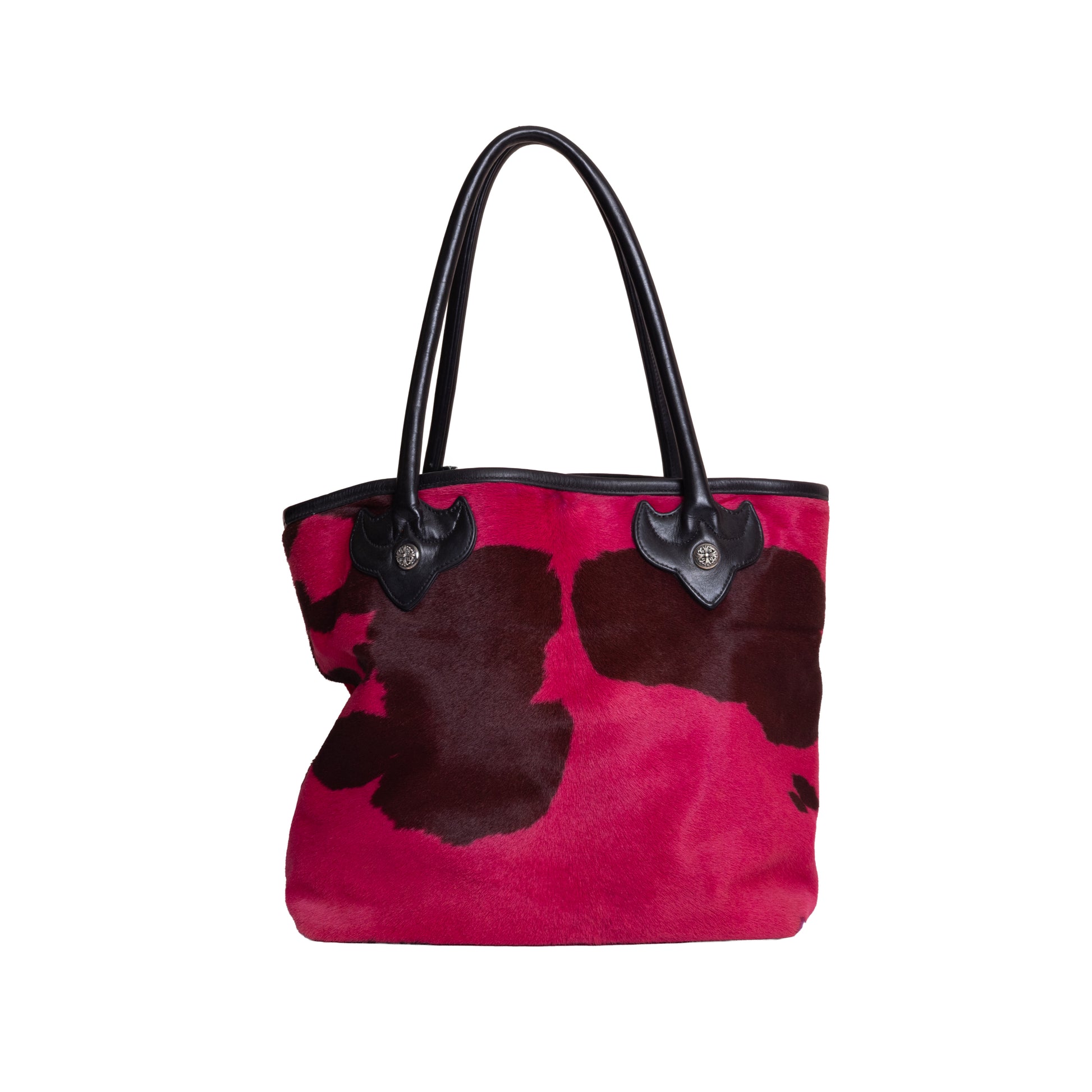 Chrome Hearts FS Tie Dye Ponyhair Tote Bag