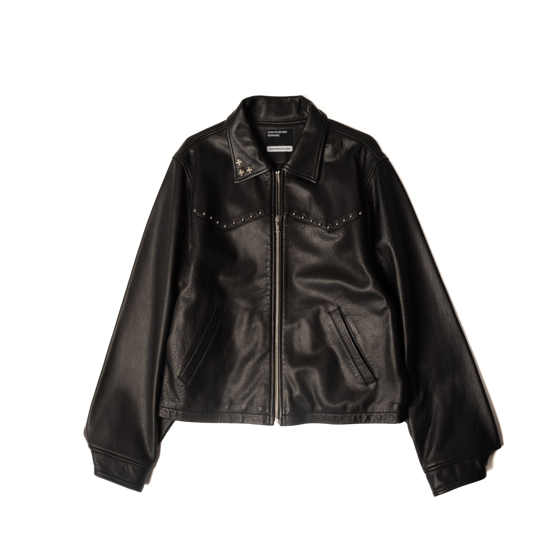 Enfants Riches Déprimés SS24 Studded Western Leather Jacket
