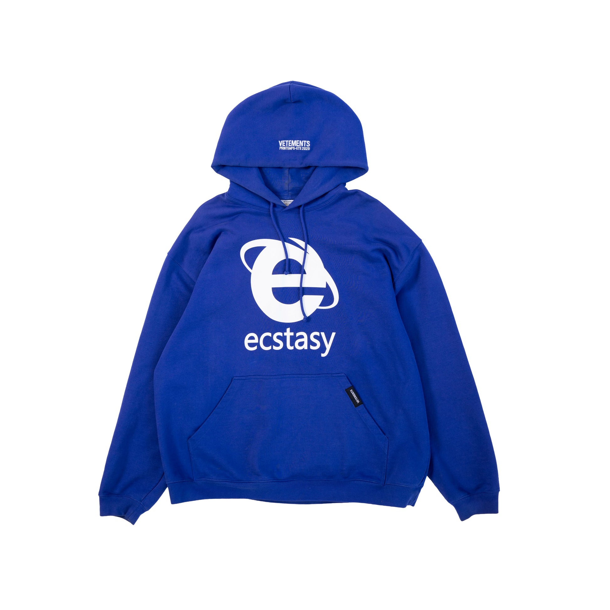 Vetements SS20 Ecstasy Internet Explorer Hoodie