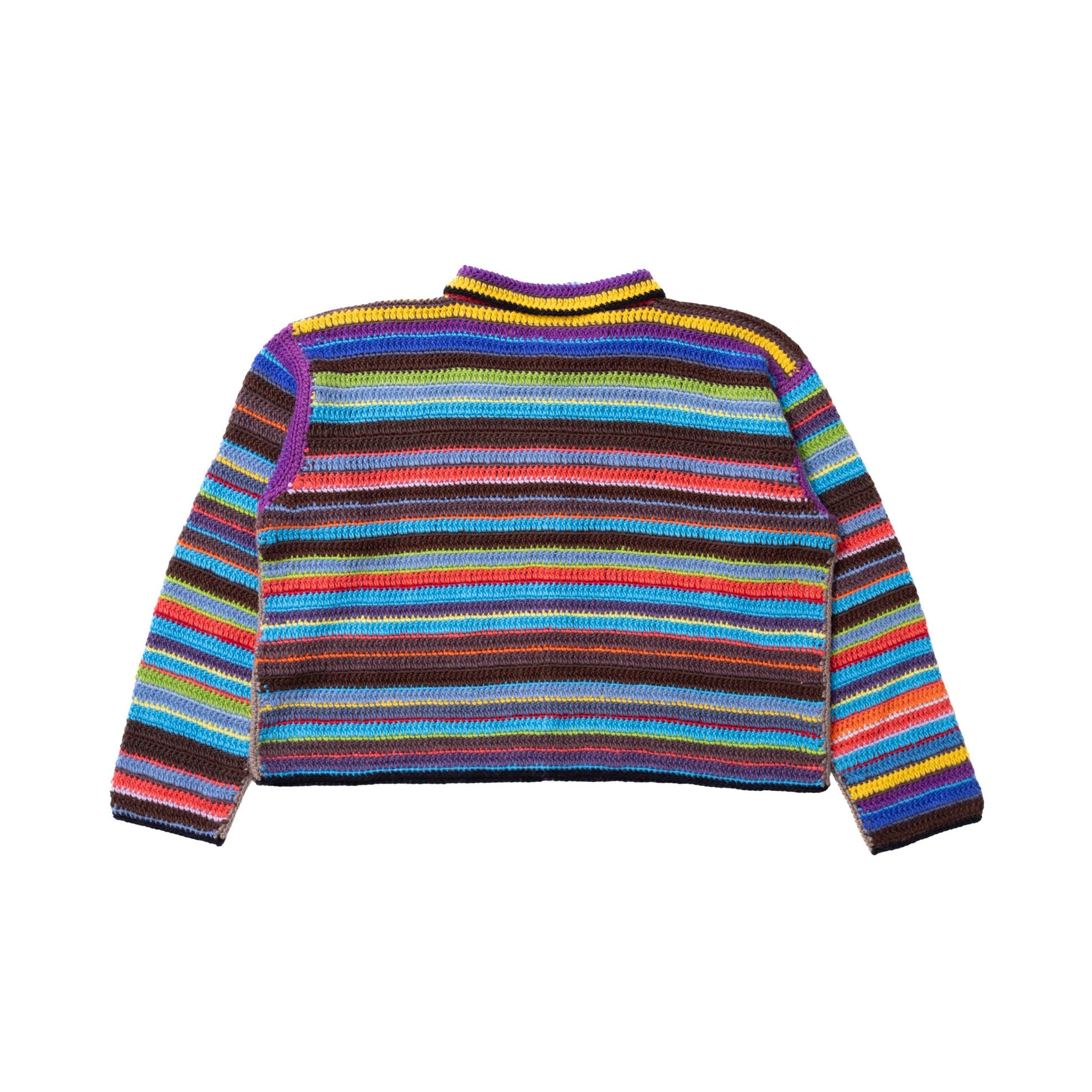 CPFM FW24 Crochet Knit Cardigan in Blue