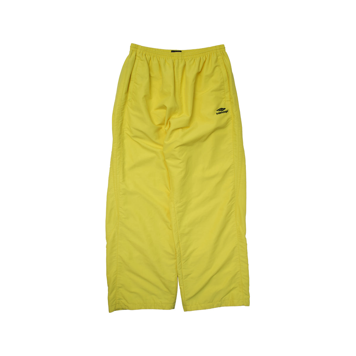Balenciaga FW22 Polyamide Yellow Track Pants