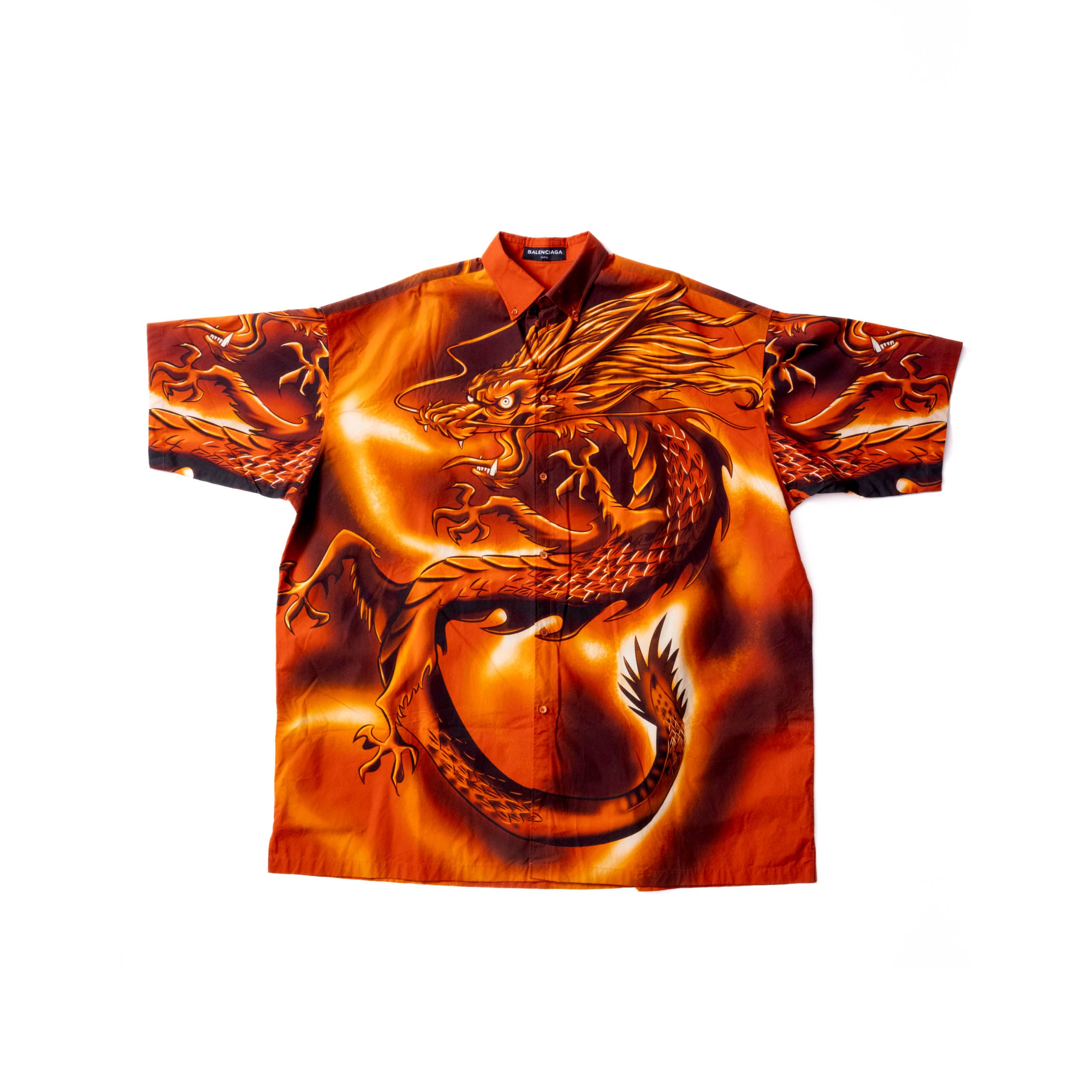 BALENCIAGA 2018SS 希少 Dragon Shirts Balenciaga SS18 “Dragon” Shirt | Penelope NYC