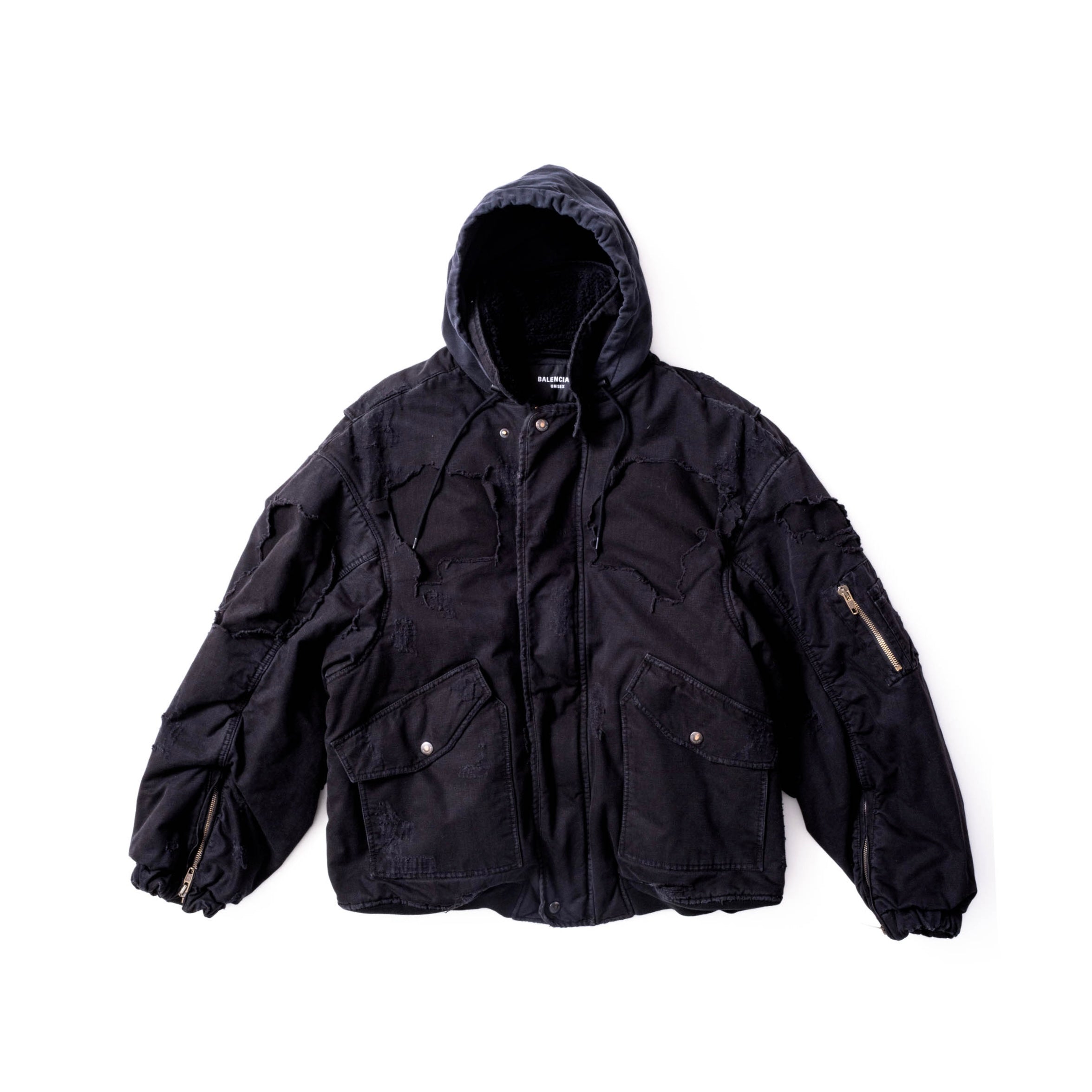 Balenciaga FW24 Unity Destroyed Bomber Jacket – Penelope