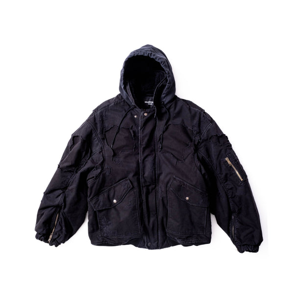 Balenciaga FW24 Unity Destroyed Bomber Jacket | Penelope NYC
