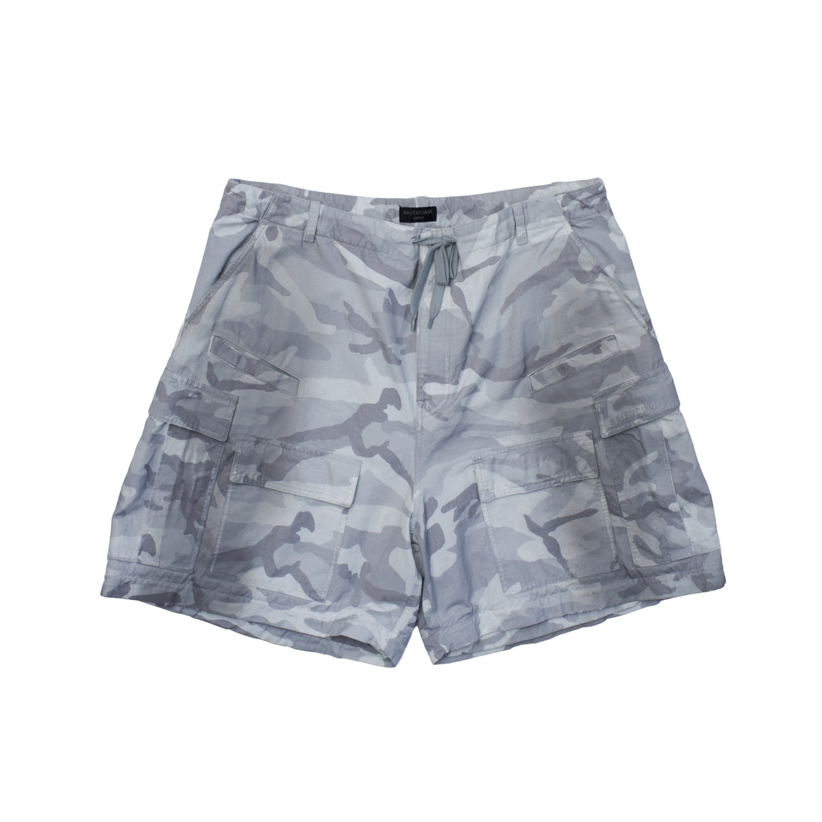 Balenciaga SS24 Snow Camo Cargo Shorts