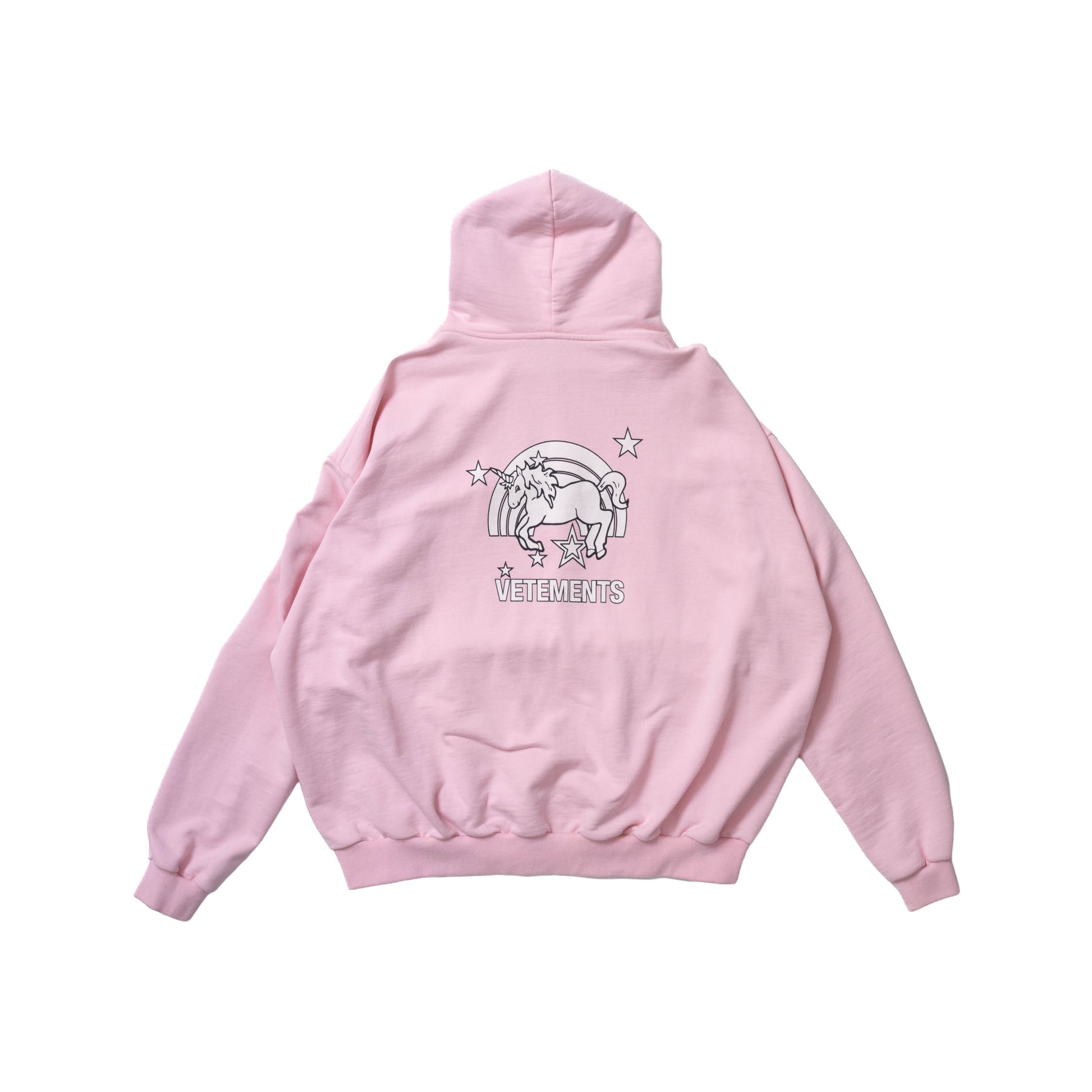 Vetements FW19 Unicorns and Rainbows Hoodie