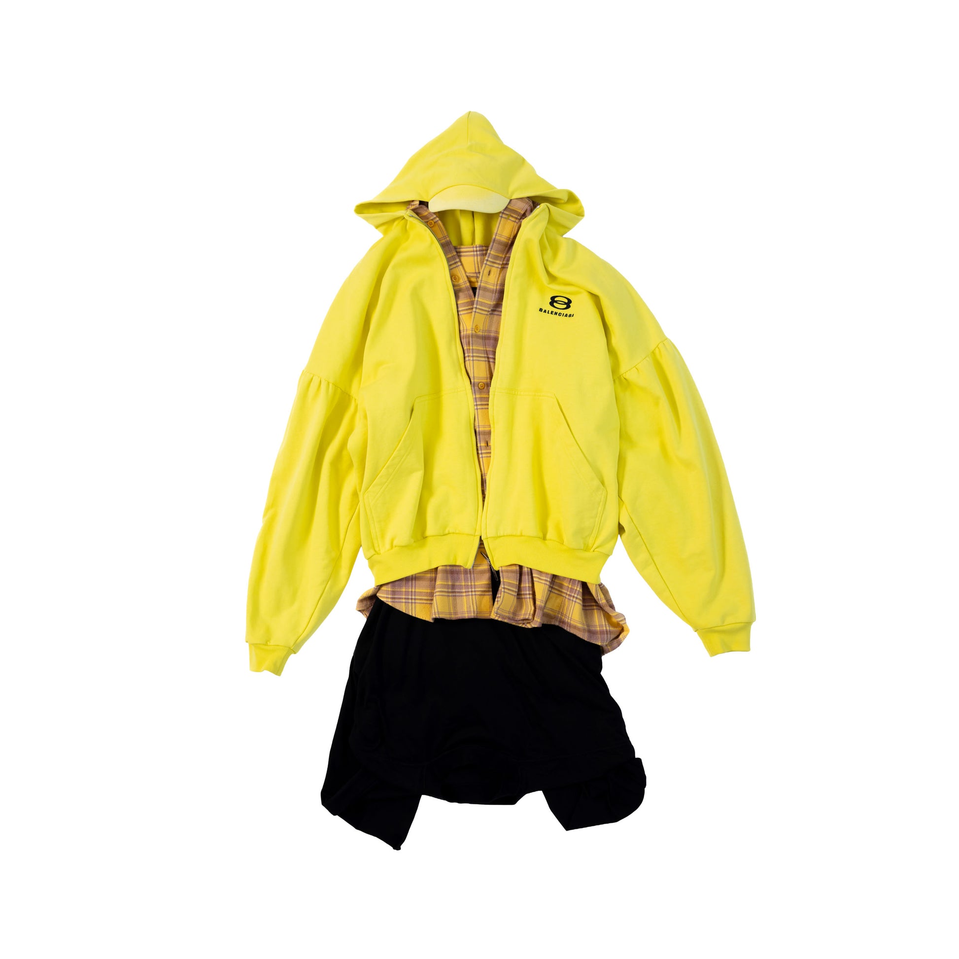 Balenciaga SS24 Unity Sports Icon 3 Layered Hoodie